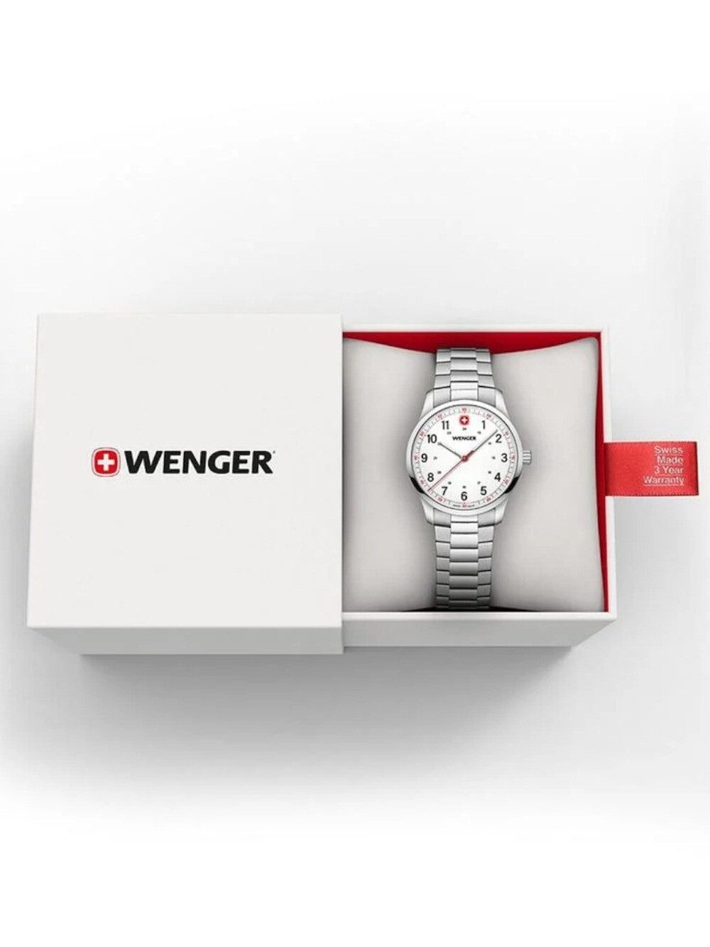 Wenger Quarzuhr Wenger 01.1421.130 Damenuhr City Sport 34mm 5ATM Wenger 01.1421.130 Damenuhr City Sport 34mm 5ATM