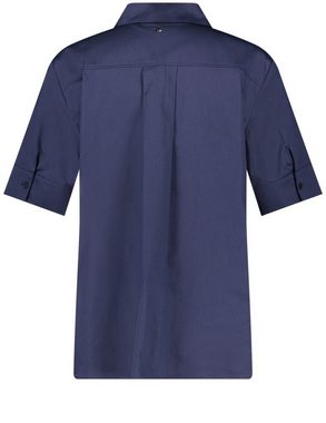 GERRY WEBER Klassische Bluse Baumwollbluse mit Faltendetail