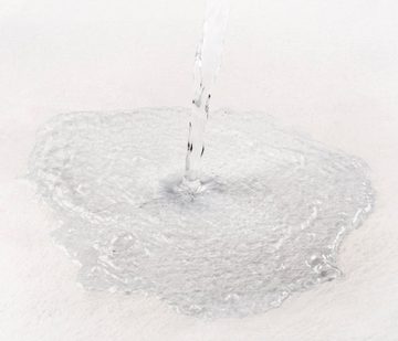 Badematte Wasserblasen Sanilo, Höhe 15 mm, schnell trocknend, Polyester, rund, Memory Schaum