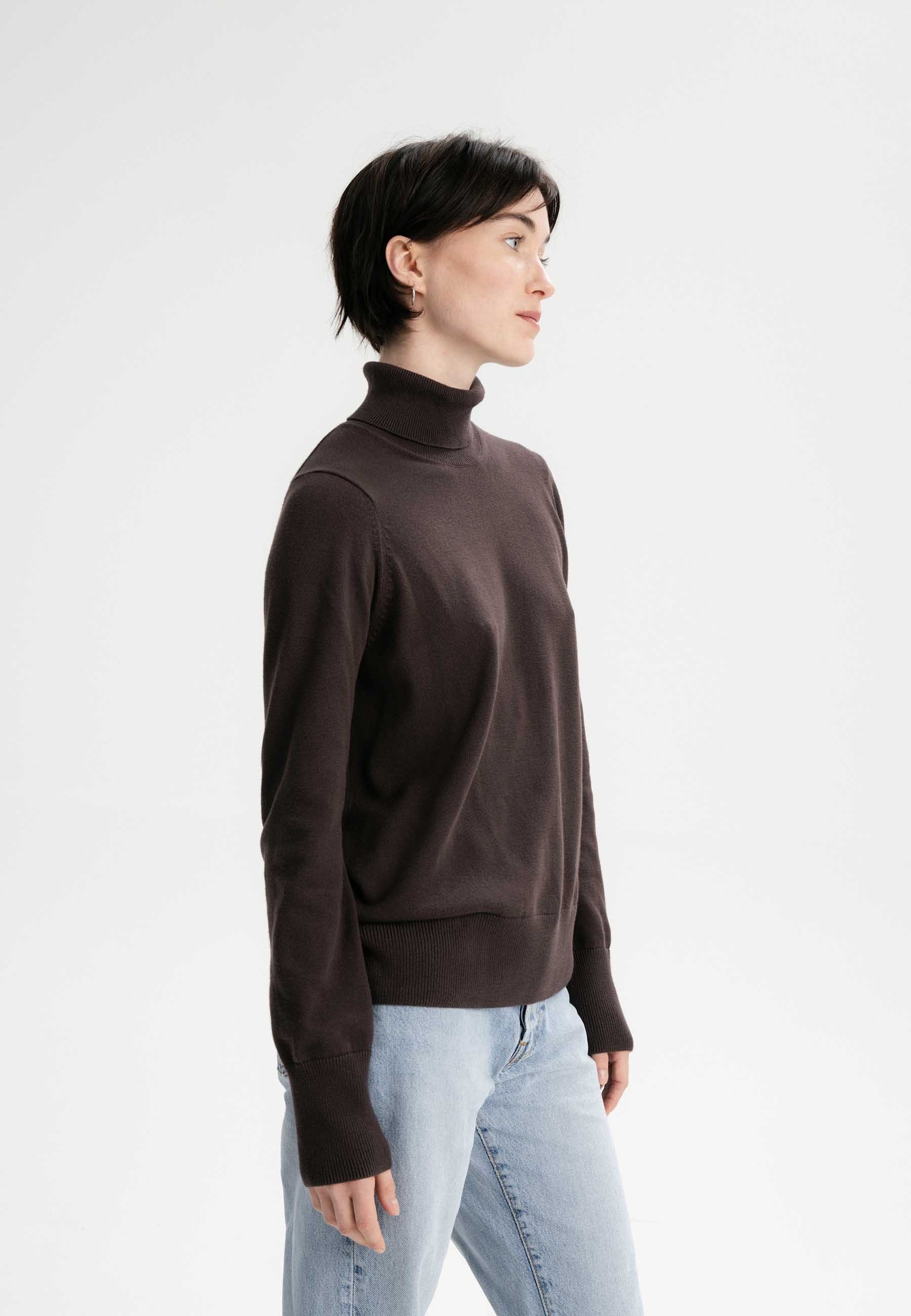 MELA Rollkragenpullover Feinstrick Rollkragenpullover Style MAYURA günstig online kaufen