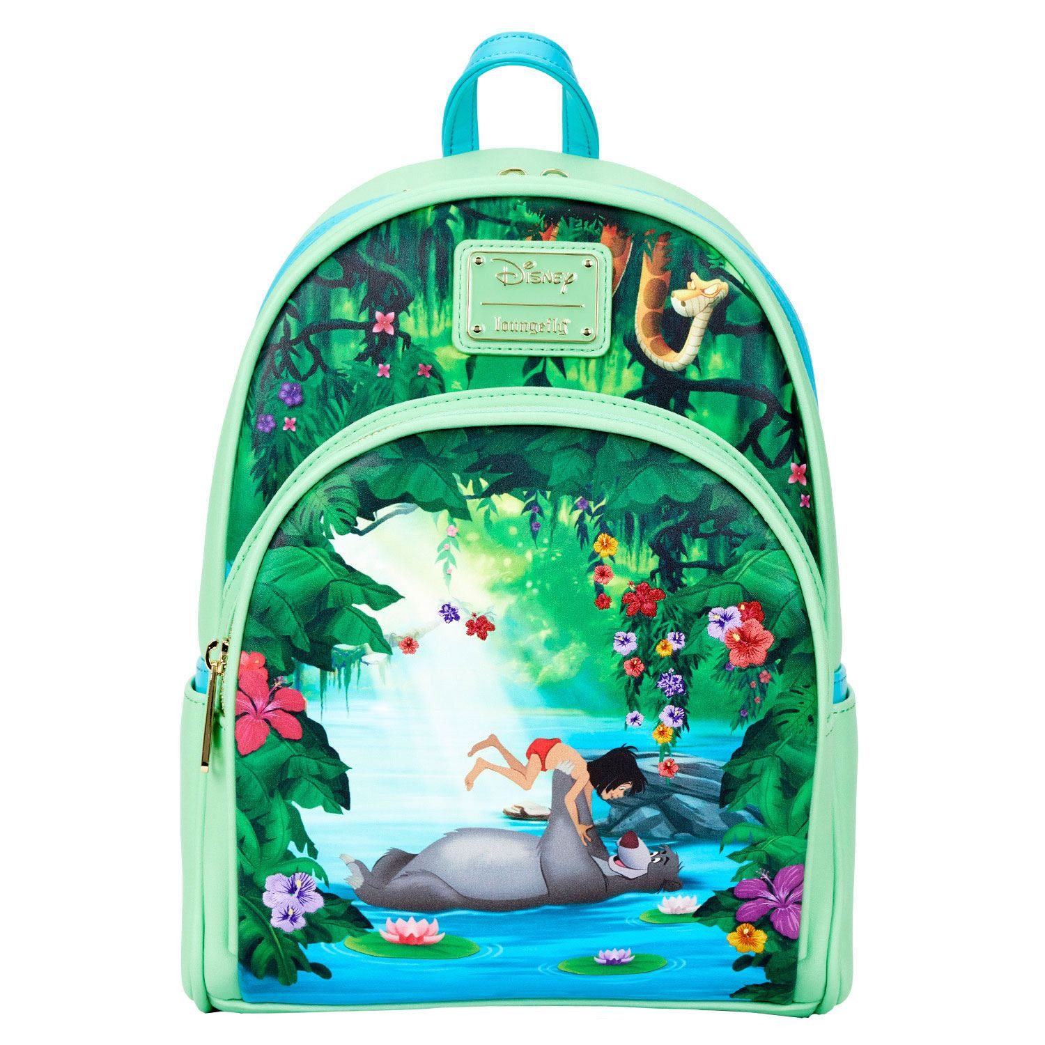 Loungefly Minirucksack Disney by Loungefly Rucksack Jungle Book Bare Necessities (1-tlg), hochwertig und detailliert