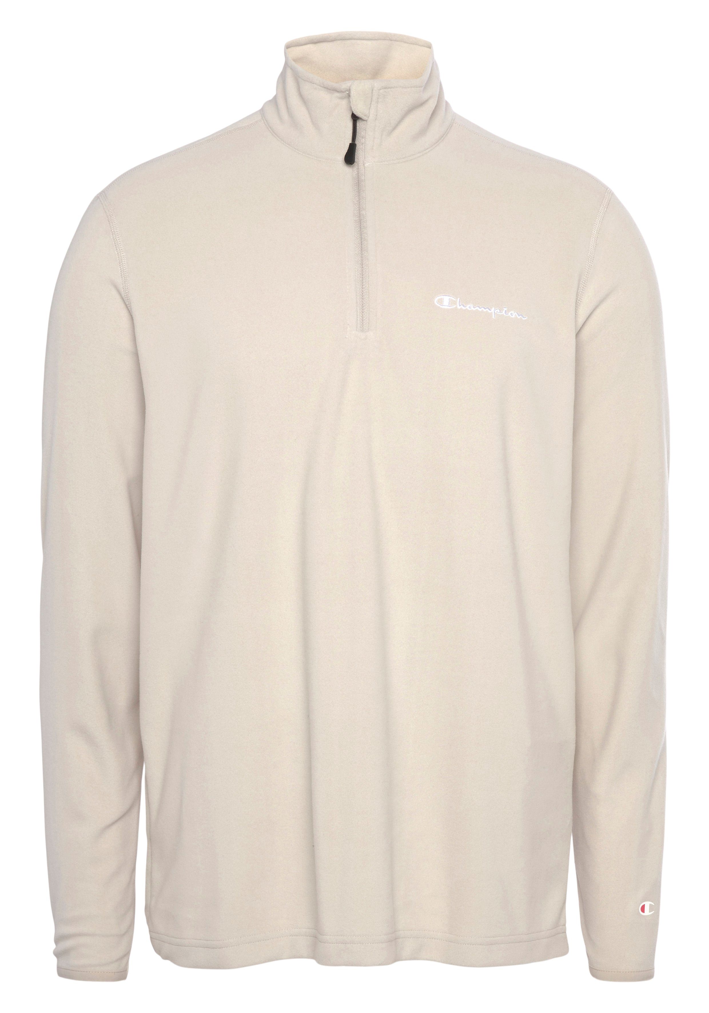 Top Fleecepullover steingrau Polar Fleece Champion Half Micro Zip