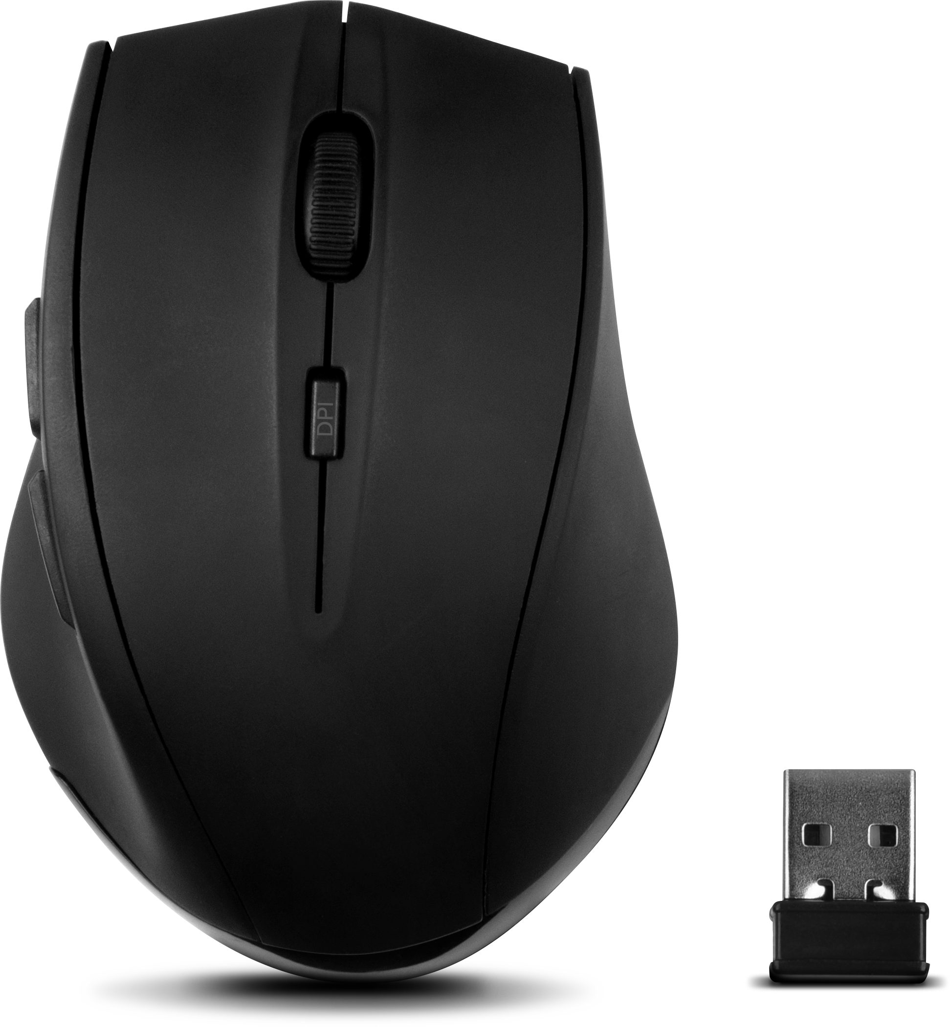Speedlink CALADO leise, kabellose Maus (Wireless USB, 2400 dpi, kabellos 1600dpi 5 Tasten, Soft-Grip Oberfläche)