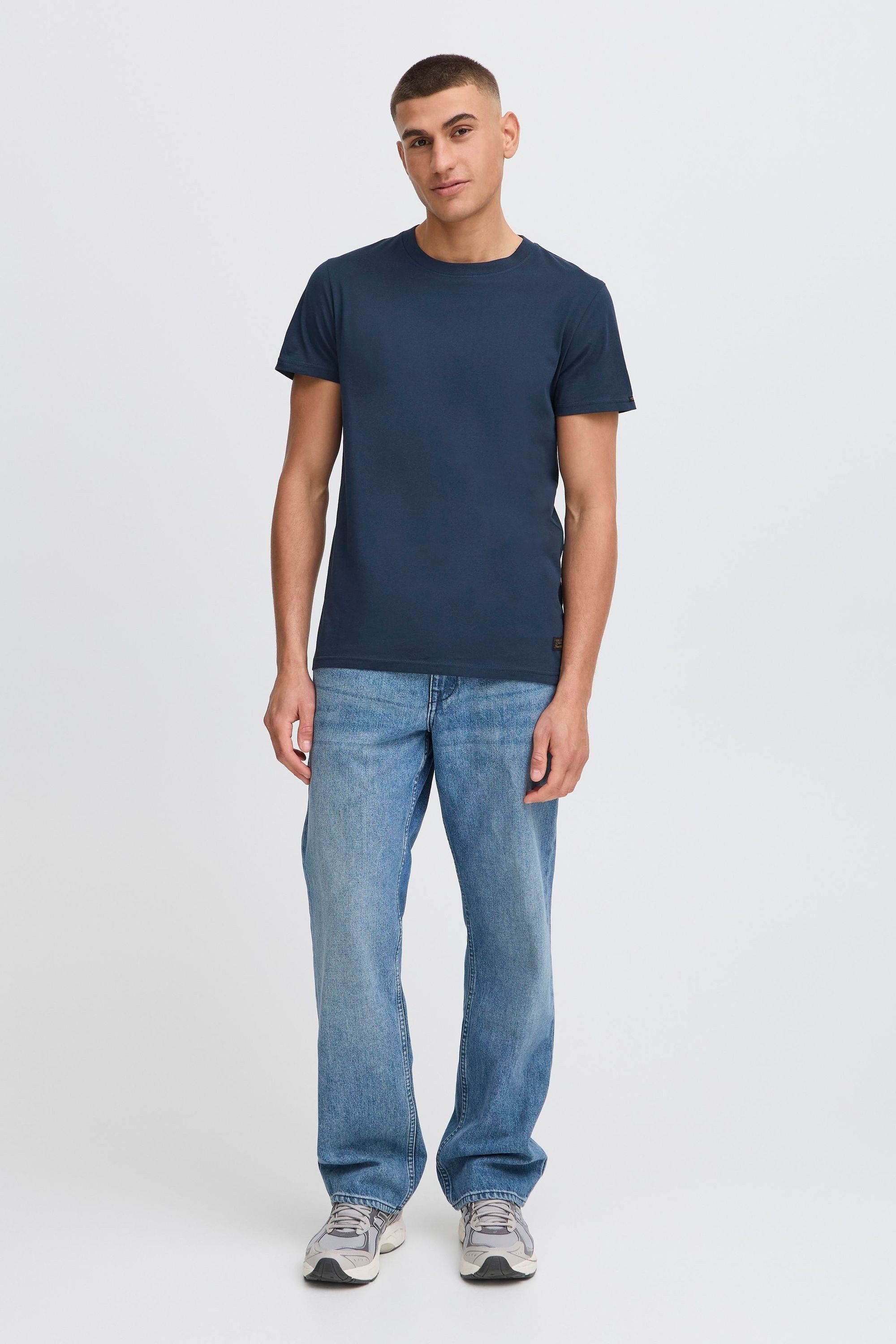 !Solid Rundhalsshirt SDJuan Minimalistisches T-Shirt