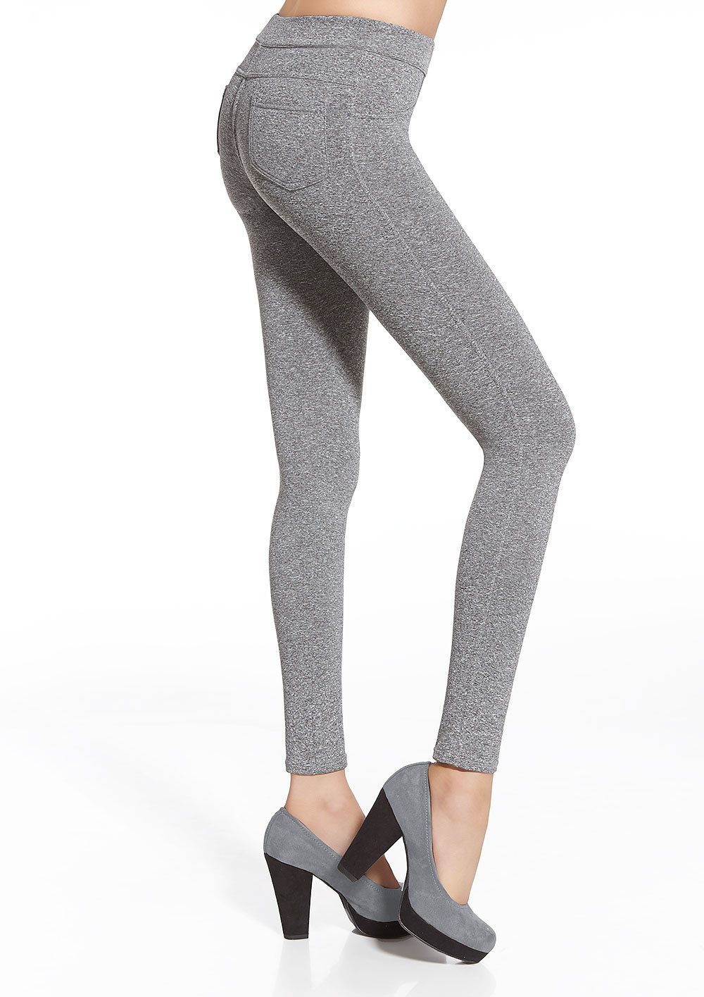 Leggings Leggings Hose lang blickdicht 200den Marika