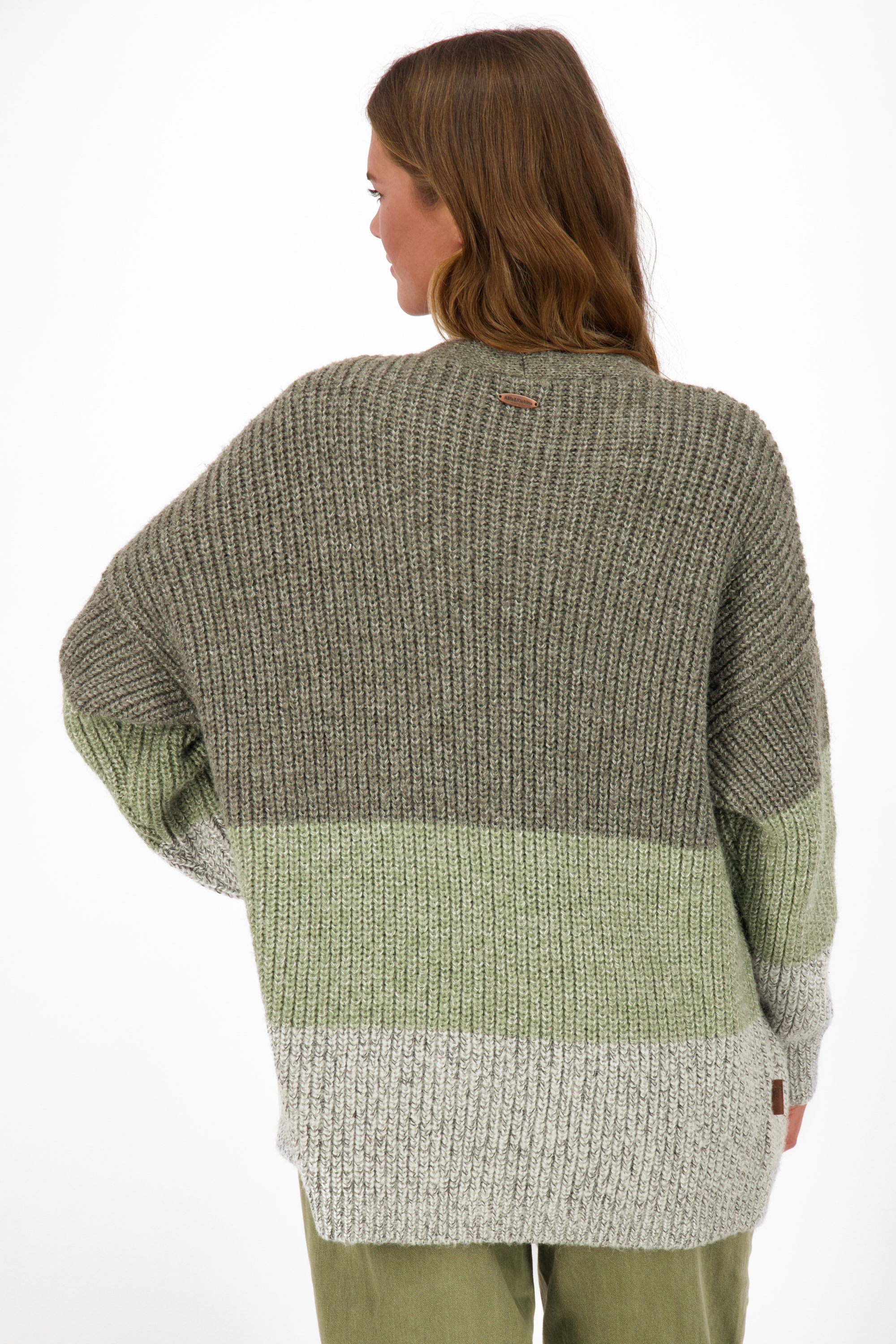 Alife & MaleaAK Cardigan Strickpullover Knit stone Stillpullover Damen Kickin Z