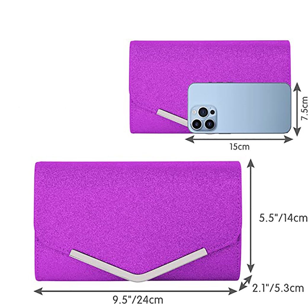 Coonoor Abendtasche Frauen Glitter Umschlag Clutch günstig online kaufen