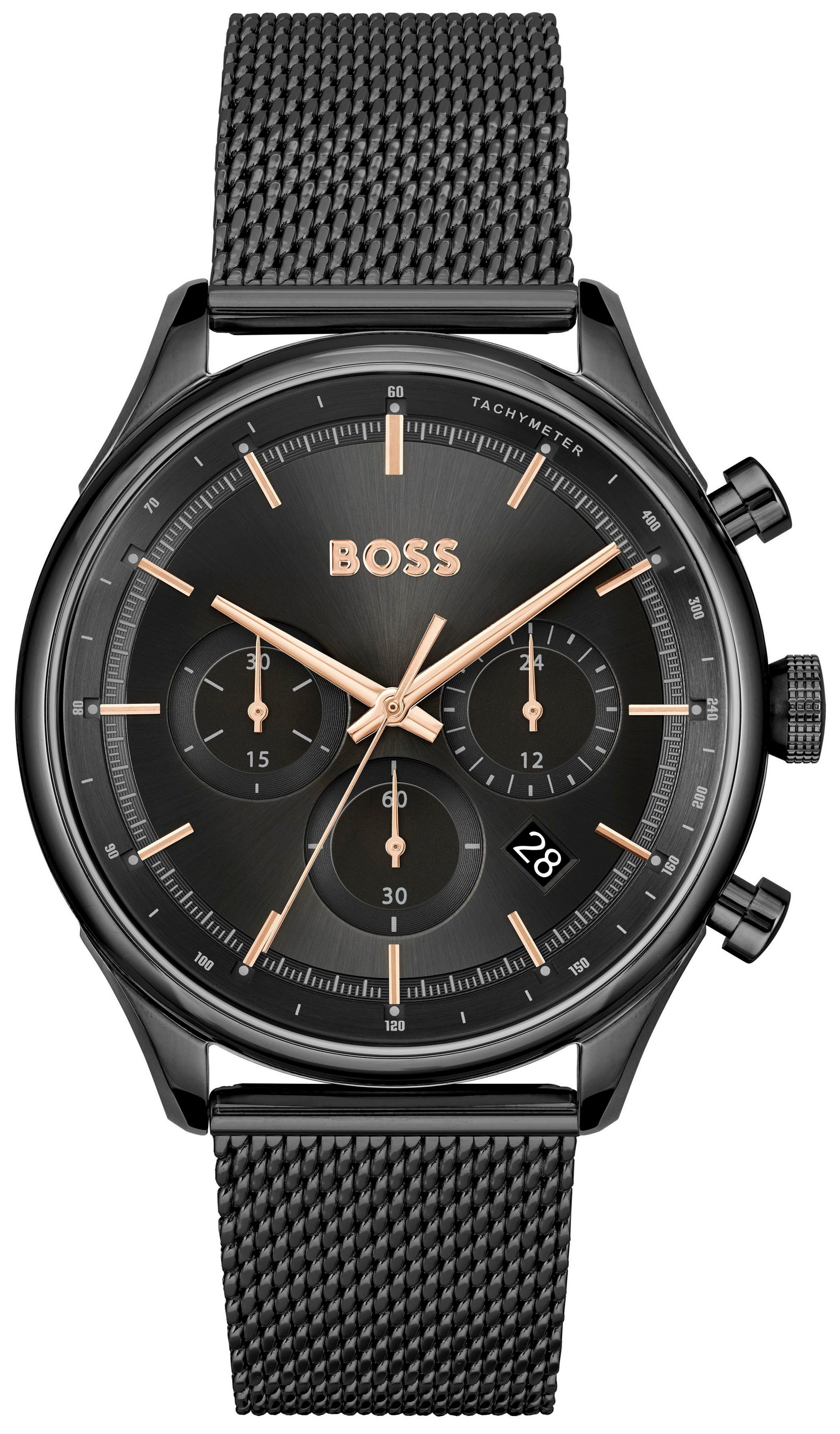 BOSS Chronograph GREGOR 1514065, Quarzuhr, Herrenuhr, Armbanduhr, Stoppfunk günstig online kaufen