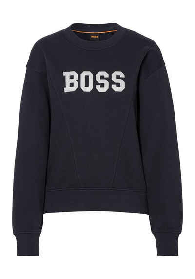 BOSS ORANGE Sweatshirt C_Eprep_2 mit BOSS-Logostickerei