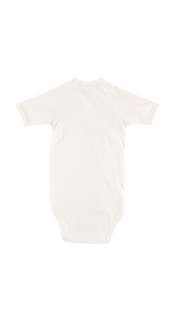 Alvi® Wickelbody Baby Bodys 2er Kurzarm (2-tlg) praktische Druckknöpfe