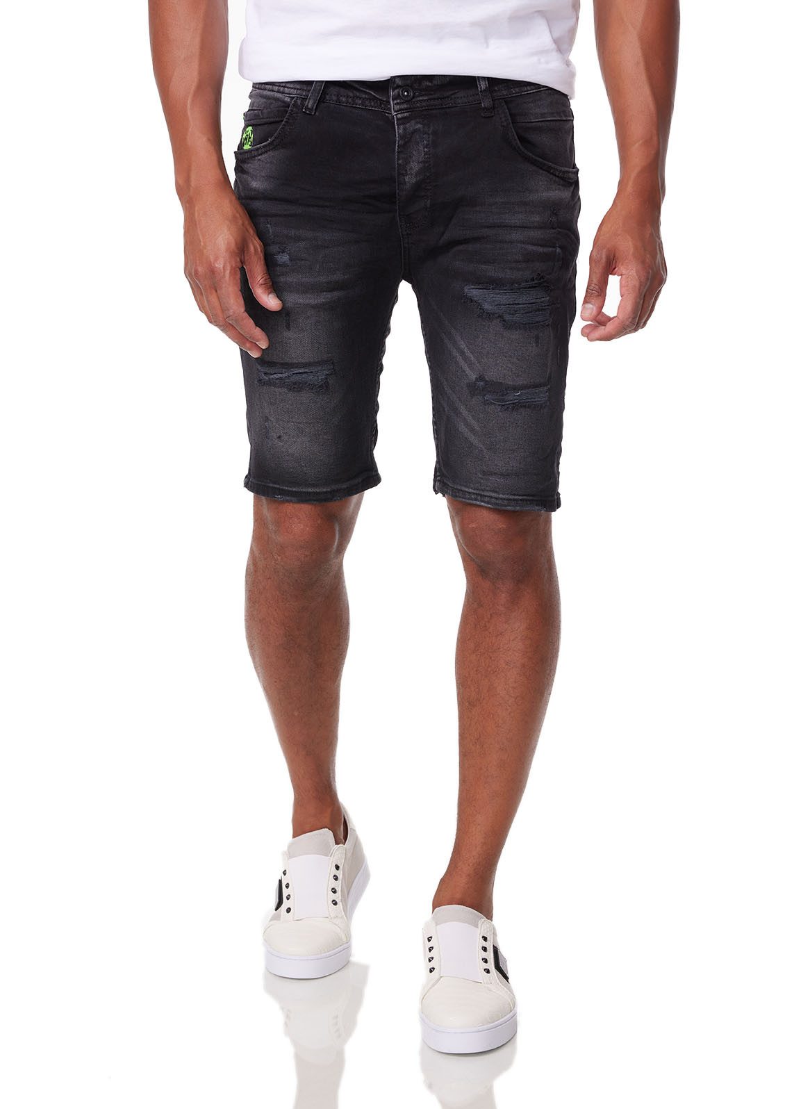 Denim House Caprijeans Herren Jeansshort Denim günstig online kaufen