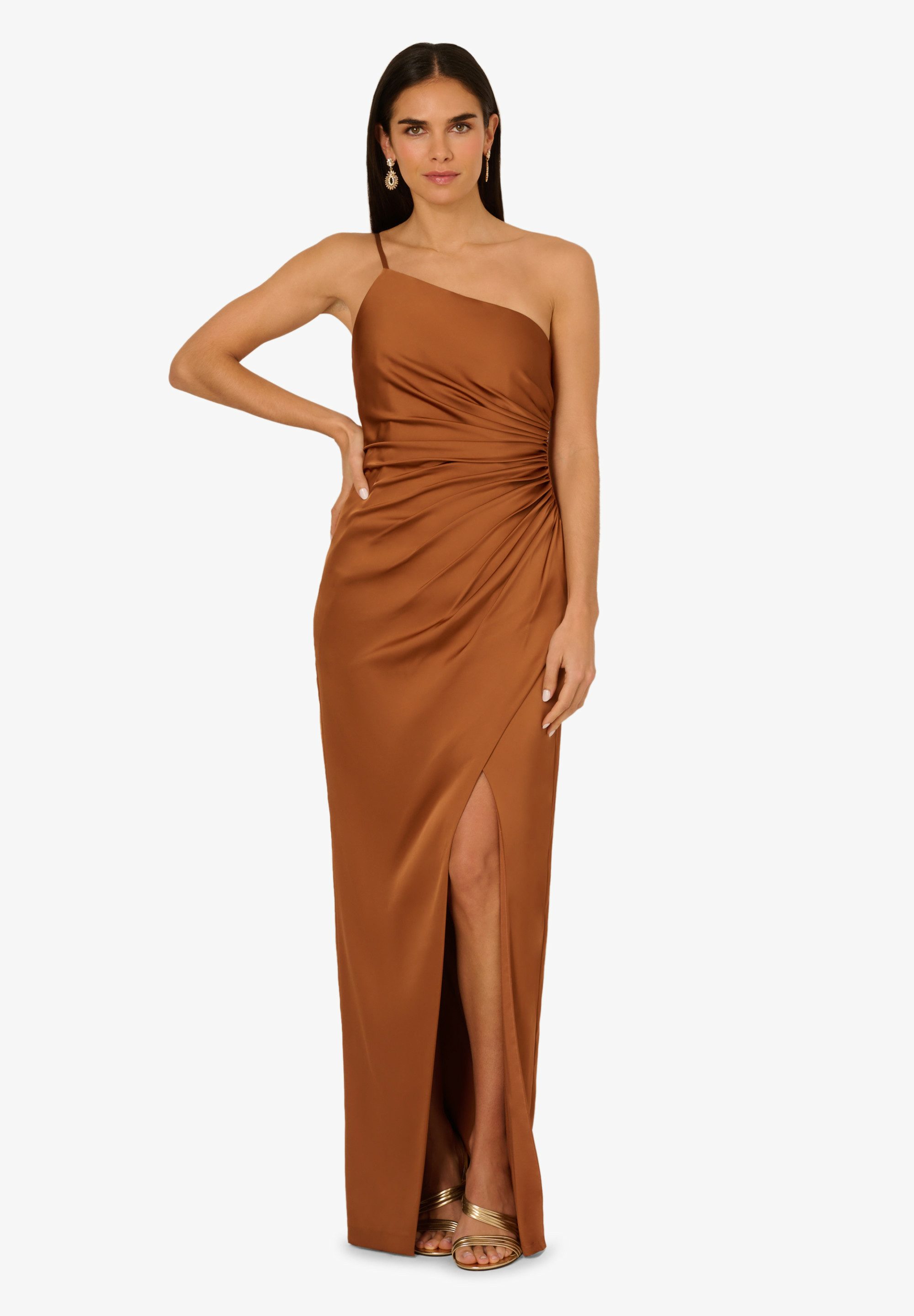 Adrianna Papell Abendkleid Stretch Satin Long günstig online kaufen