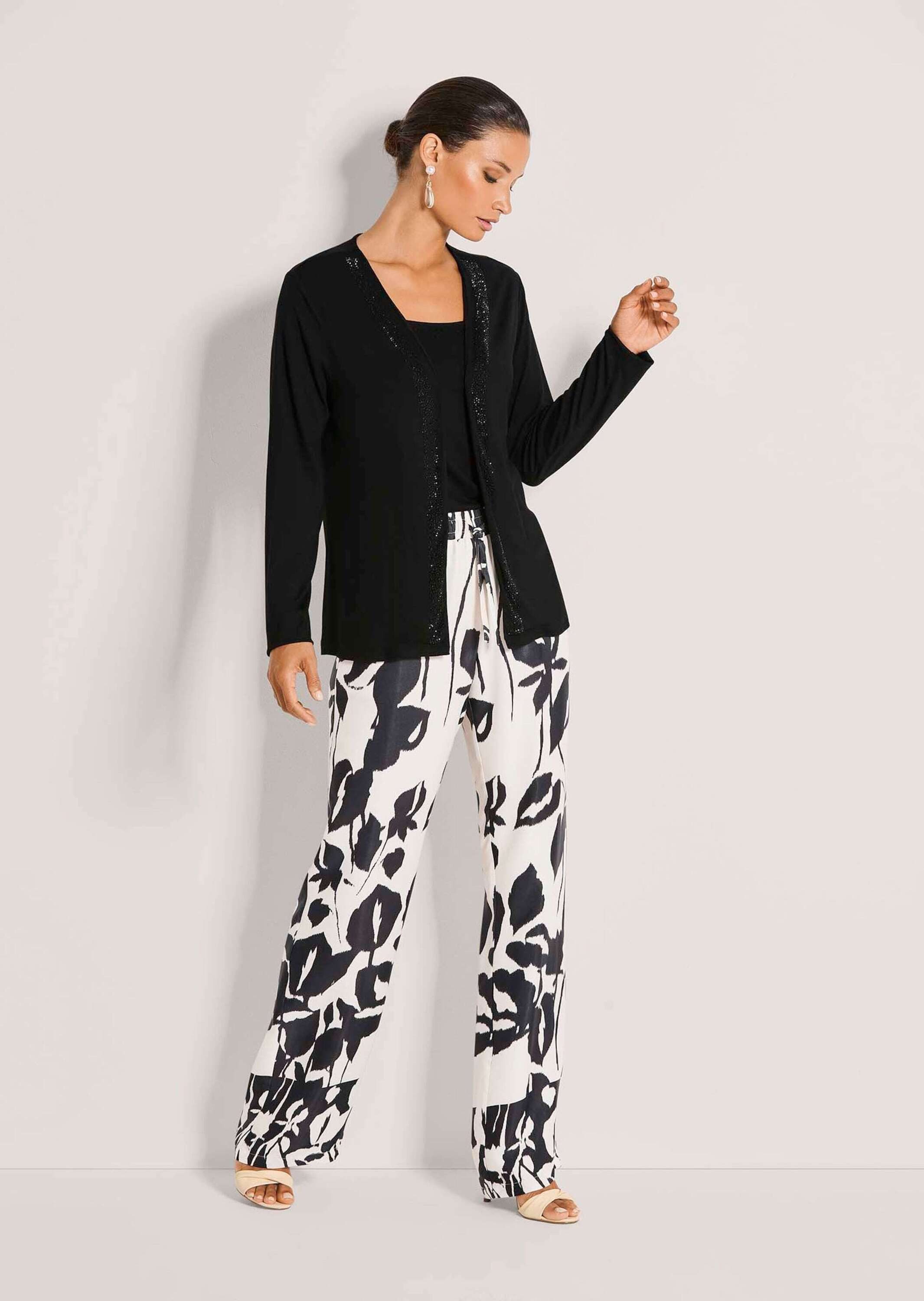 Langarmshirt Offene, leichte Jacke in weiter Form
