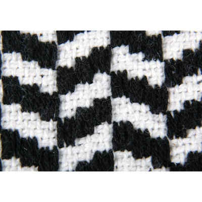 Teppich, Pro Home, eckig, Teppich aus 100% Baumwolle, Baumwollteppich Black & White
