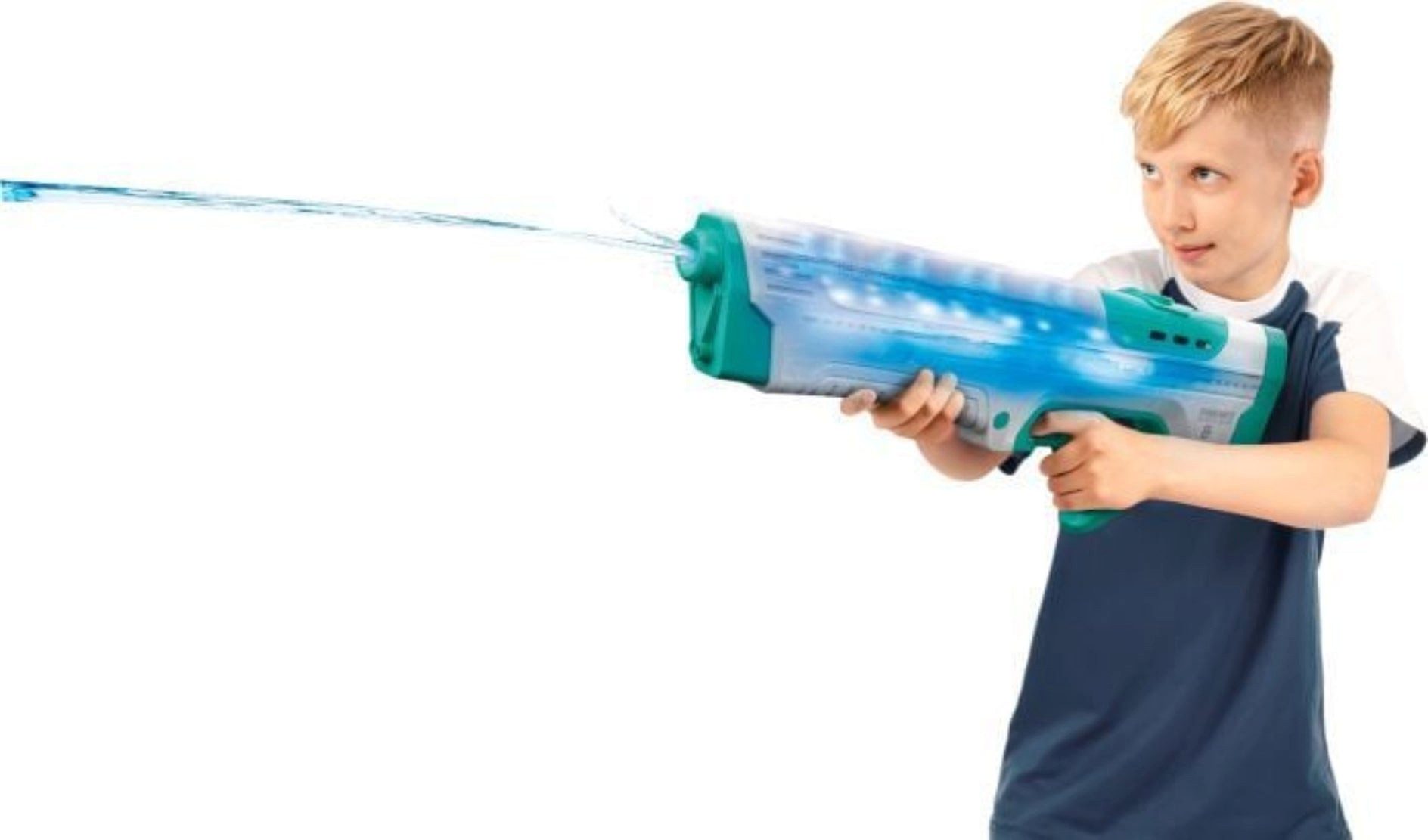 Vedes Spiel Splash & Fun Wassergewehr elektrisch mit Licht 56,5 cm