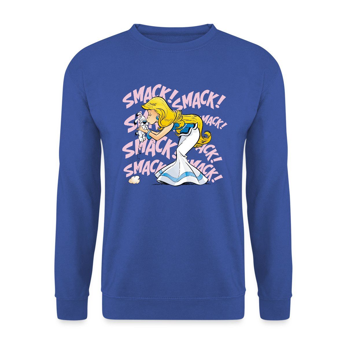 Spreadshirt Sweatshirt Asterix & Obelix - Idefix Falbala Unisex Pullover (1-tlg)