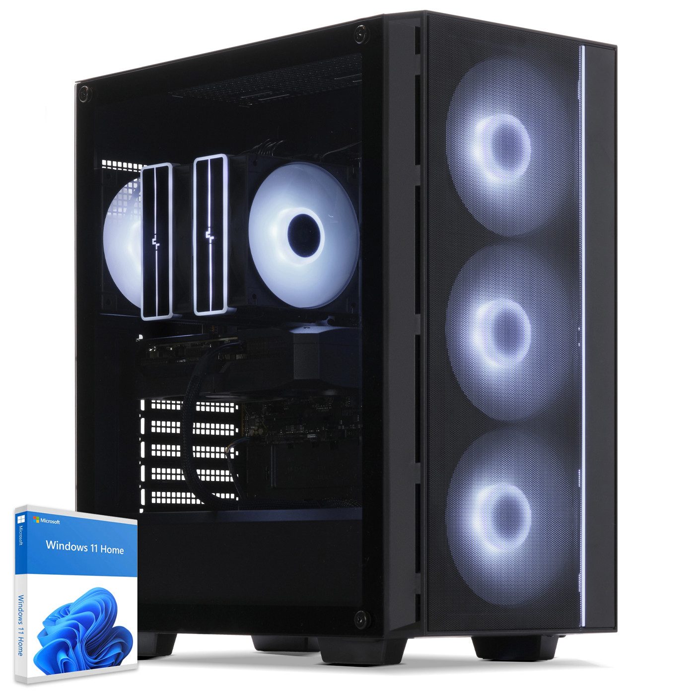 Sedatech UCCB652I1I1HF - Gaming-PC (AMD Ryzen 5 9600X 6x 3.9GHz (max 5.4GHz), Geforce RTX5070 12GB, 32 GB RAM, 2000 GB SSD, Wlan 6E)