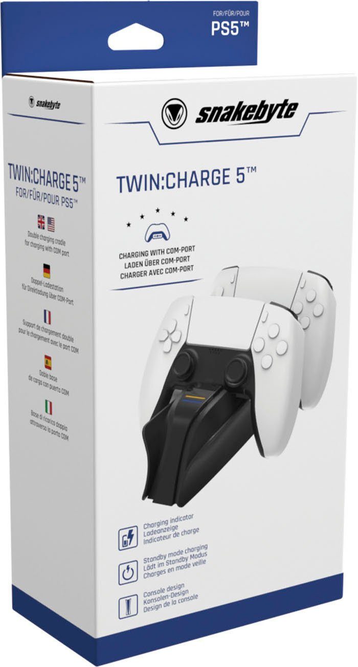Snakebyte PS5 Twin:Charge 5 Controller-Ladestation
