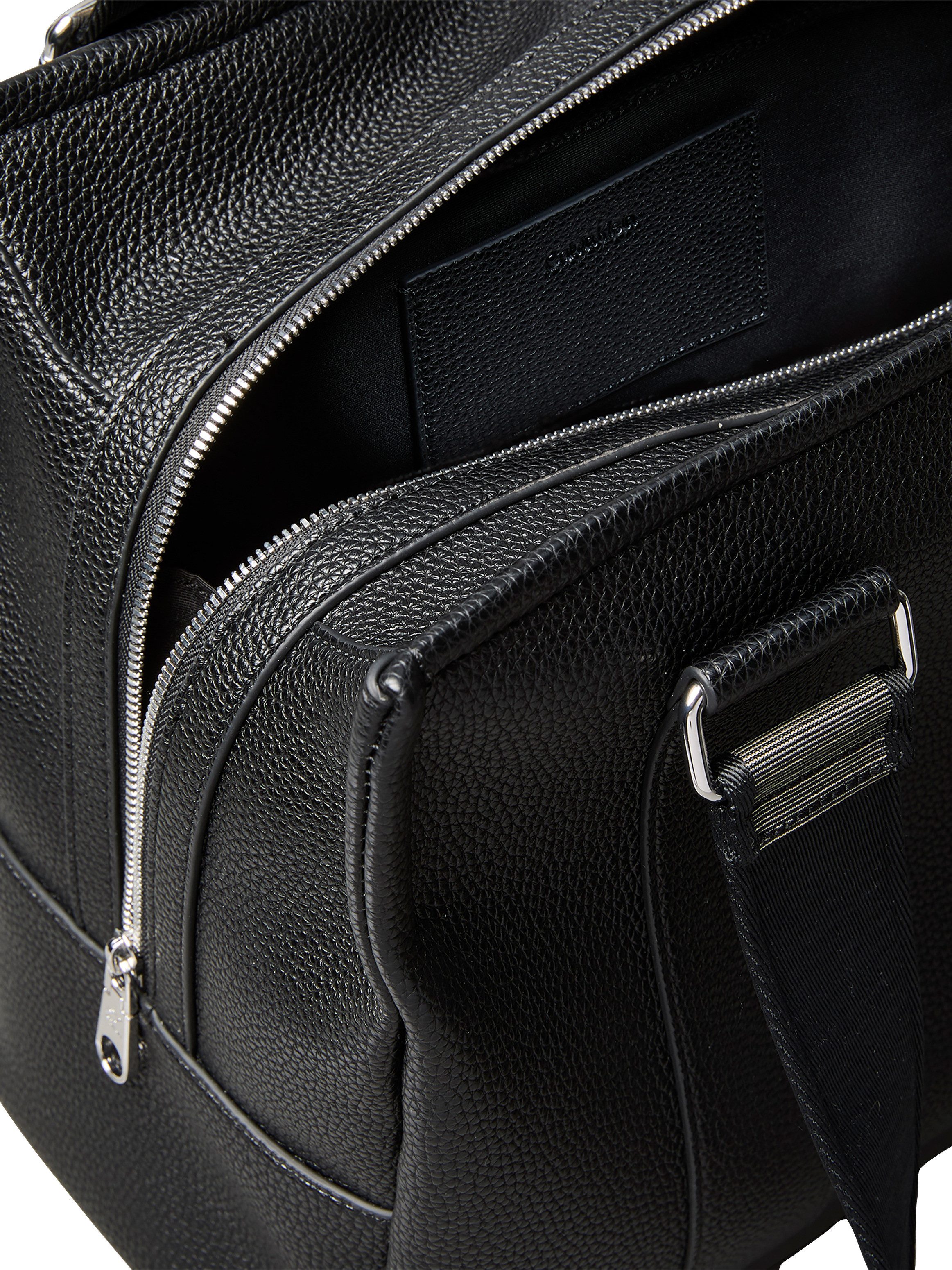 Calvin Klein Tragetasche WEBBING ADJ STRAP TOTE, große Tote Bag, Schultertasche mit Logoschriftzügen