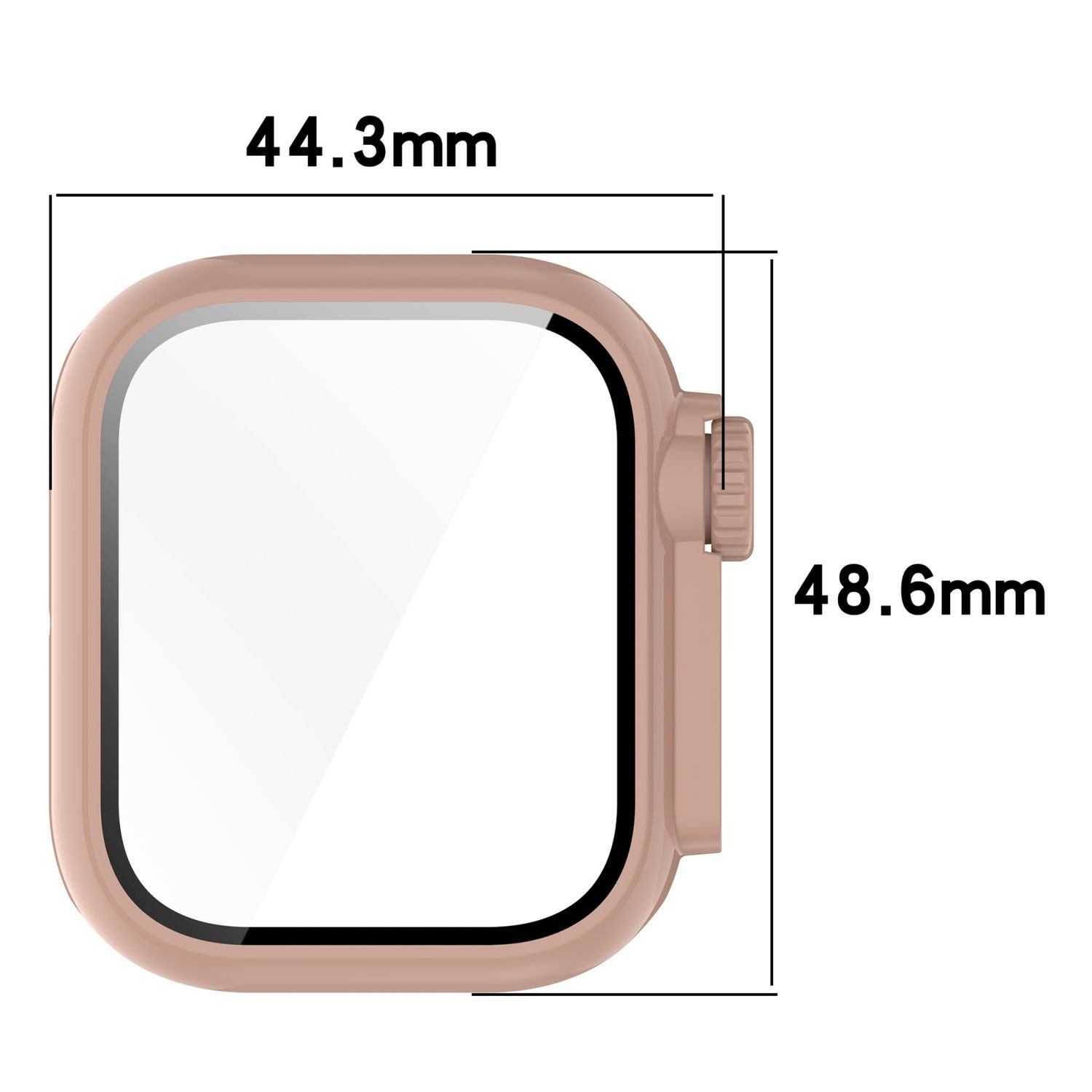 Wigento Smartwatch-Hülle Für Honor Watch 5 Kunststoff PC Smart Hülle + H9 Hart Glas Transparent, Schutzhülle aus PC + Hart Glas für Rundumschutz