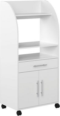 TemaHome Mehrzweckschrank Jeanne Breite 63 cm, auf Rollen