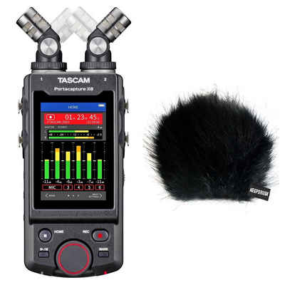 Tascam Portacapture X8 Audio-Recorder Digitales Aufnahmegerät (mit Windschutz)