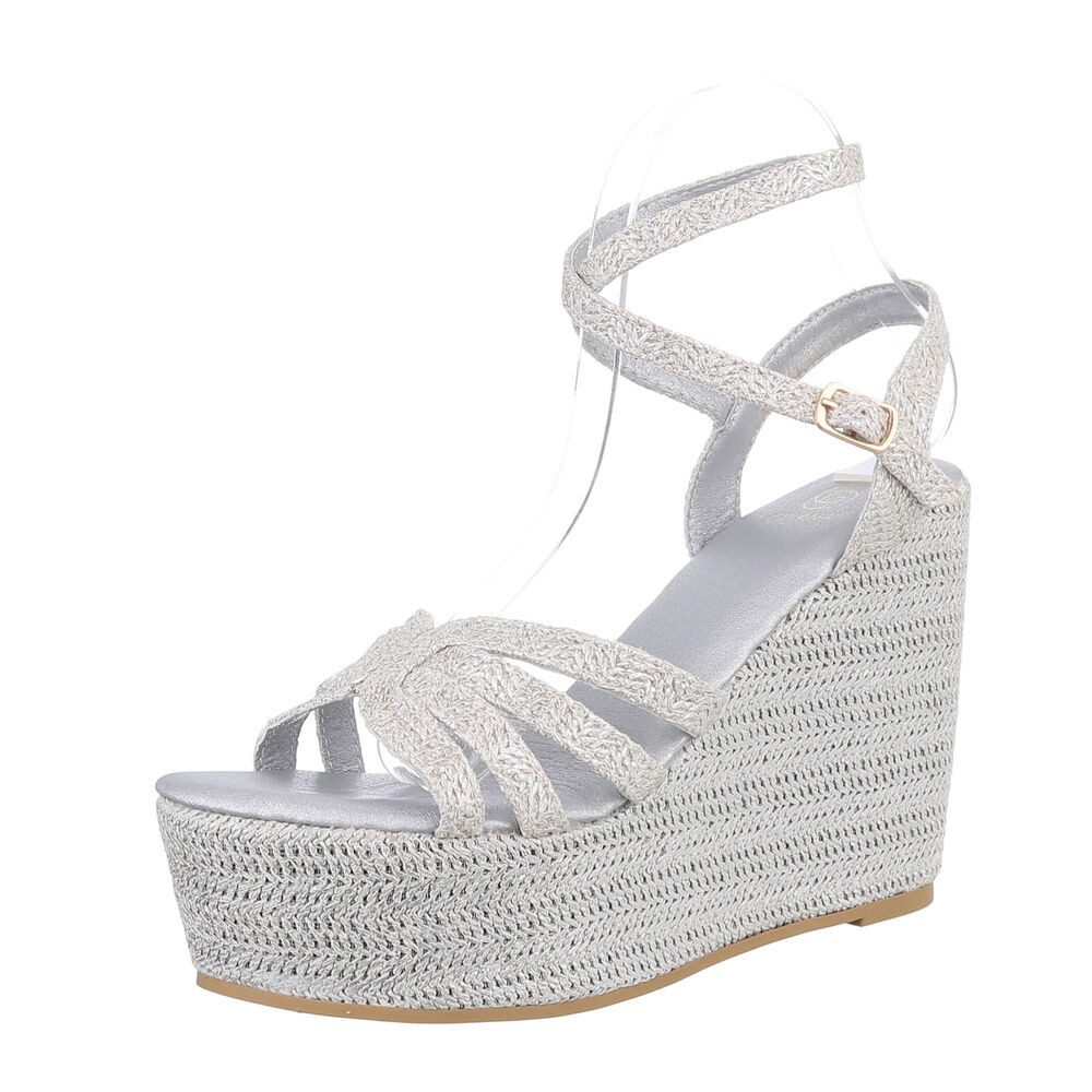 Ital-Design Damen Freizeit Plateausandaletten (86706455) Keilabsatz/Wedge günstig online kaufen