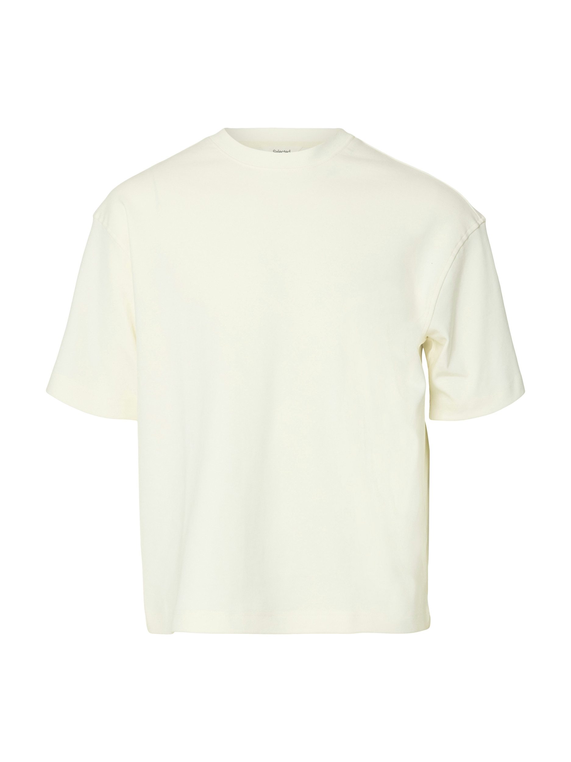 SELECTED HOMME T-Shirt SLHRELAXASPEN INTERLOCK SS O-NECK T