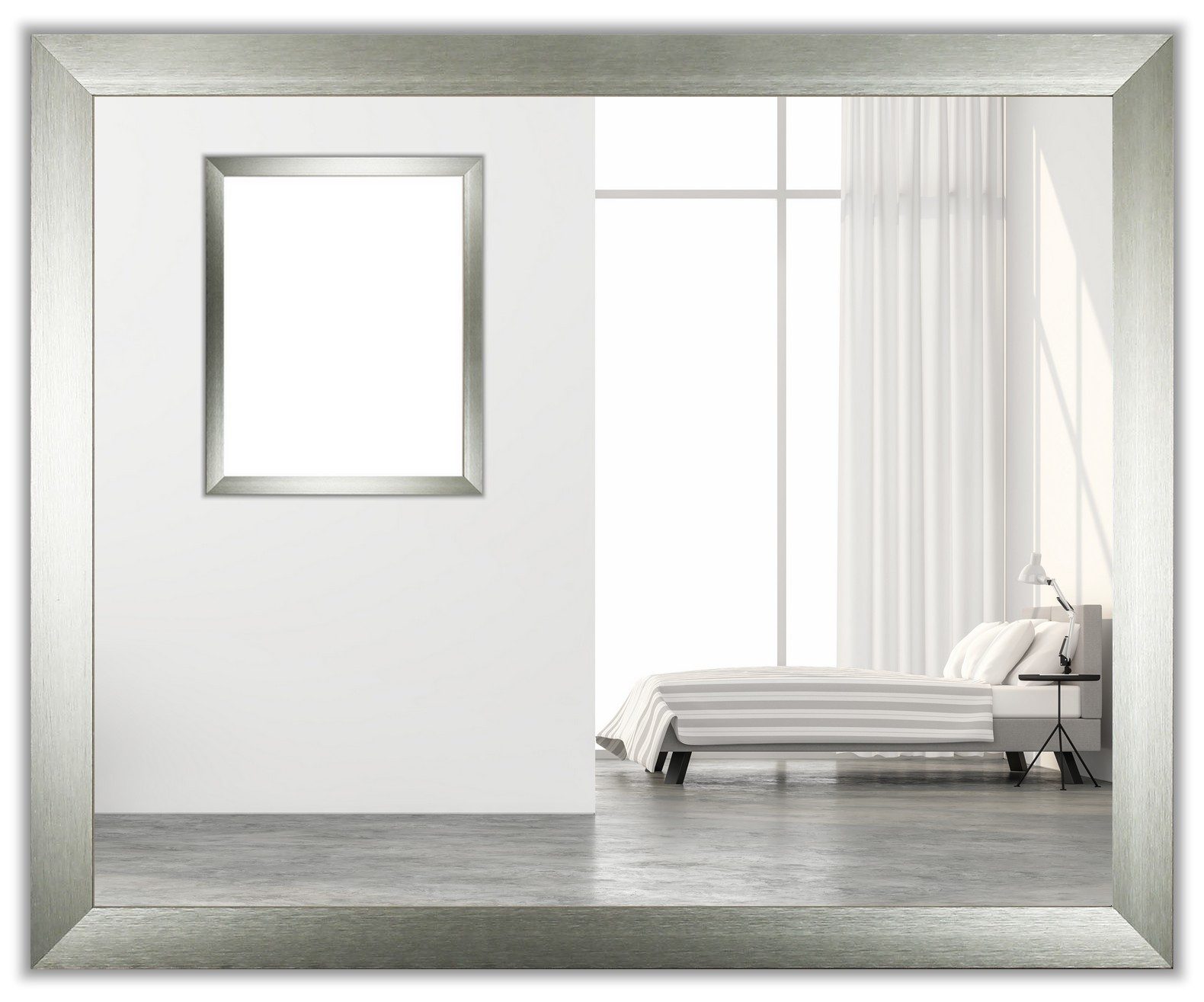 myposterframe Einzelrahmen Bilderrahmen Aluminium Triton, (1 Stück), 80x100 cm, Silber, Aluminium