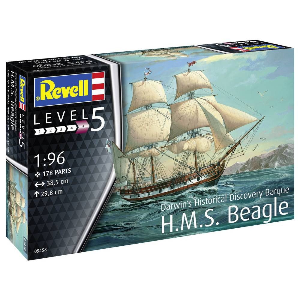 Revell® Modellbausatz Darwin's Historical Discovery Barque H.M.S. Beagle Schiffsmodell