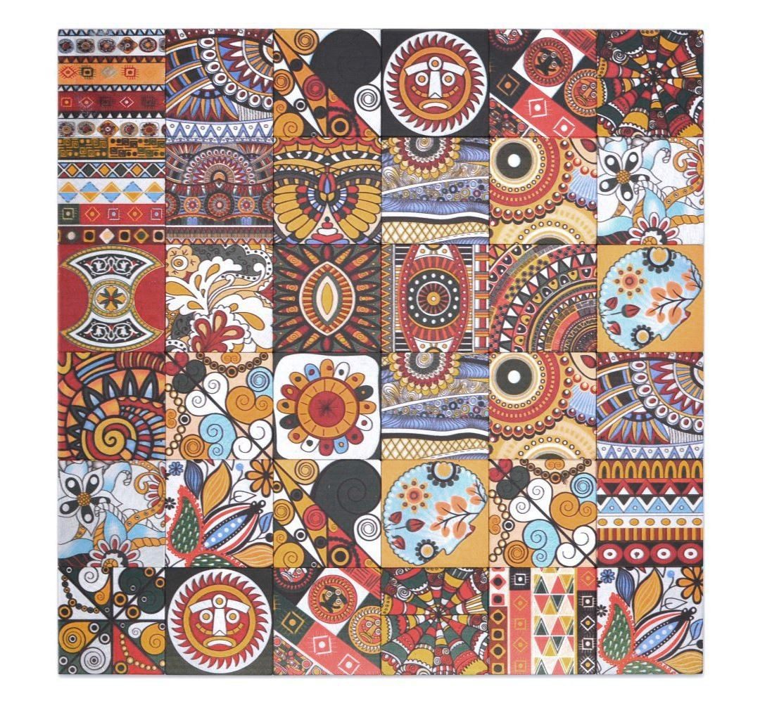 Mosani Fliesenaufkleber Klebefliesen Retro Fliesen Selbstklebend günstig online kaufen