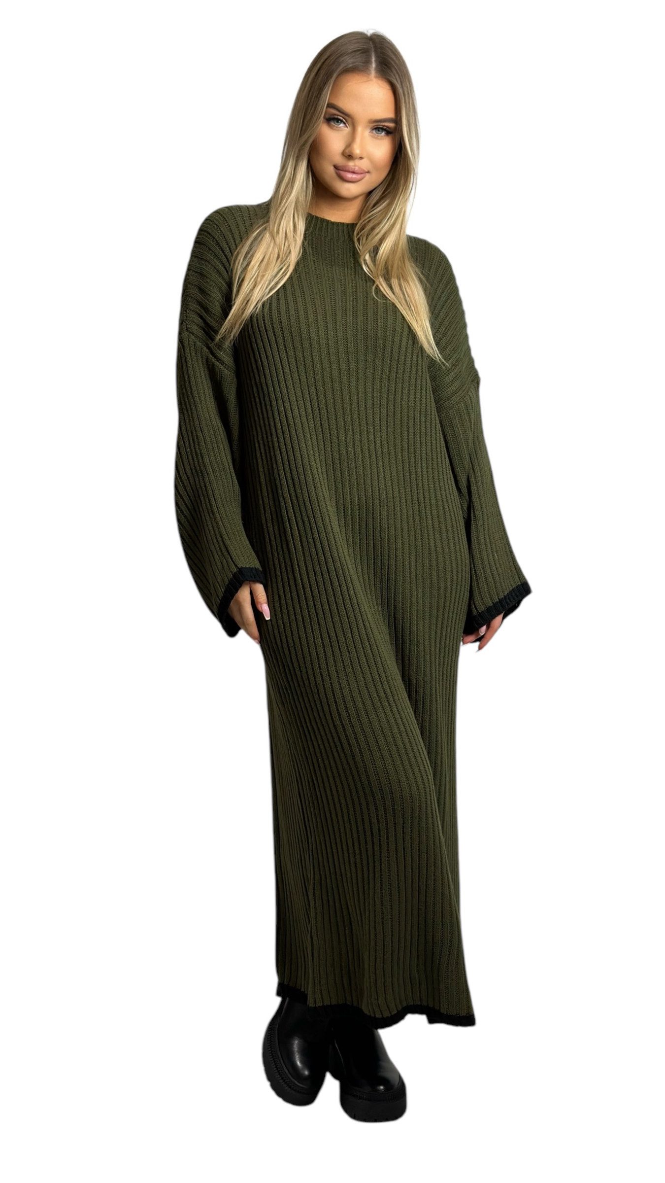 Mississhop Strickkleid Strickkleid Kleid gestrickt lang günstig online kaufen