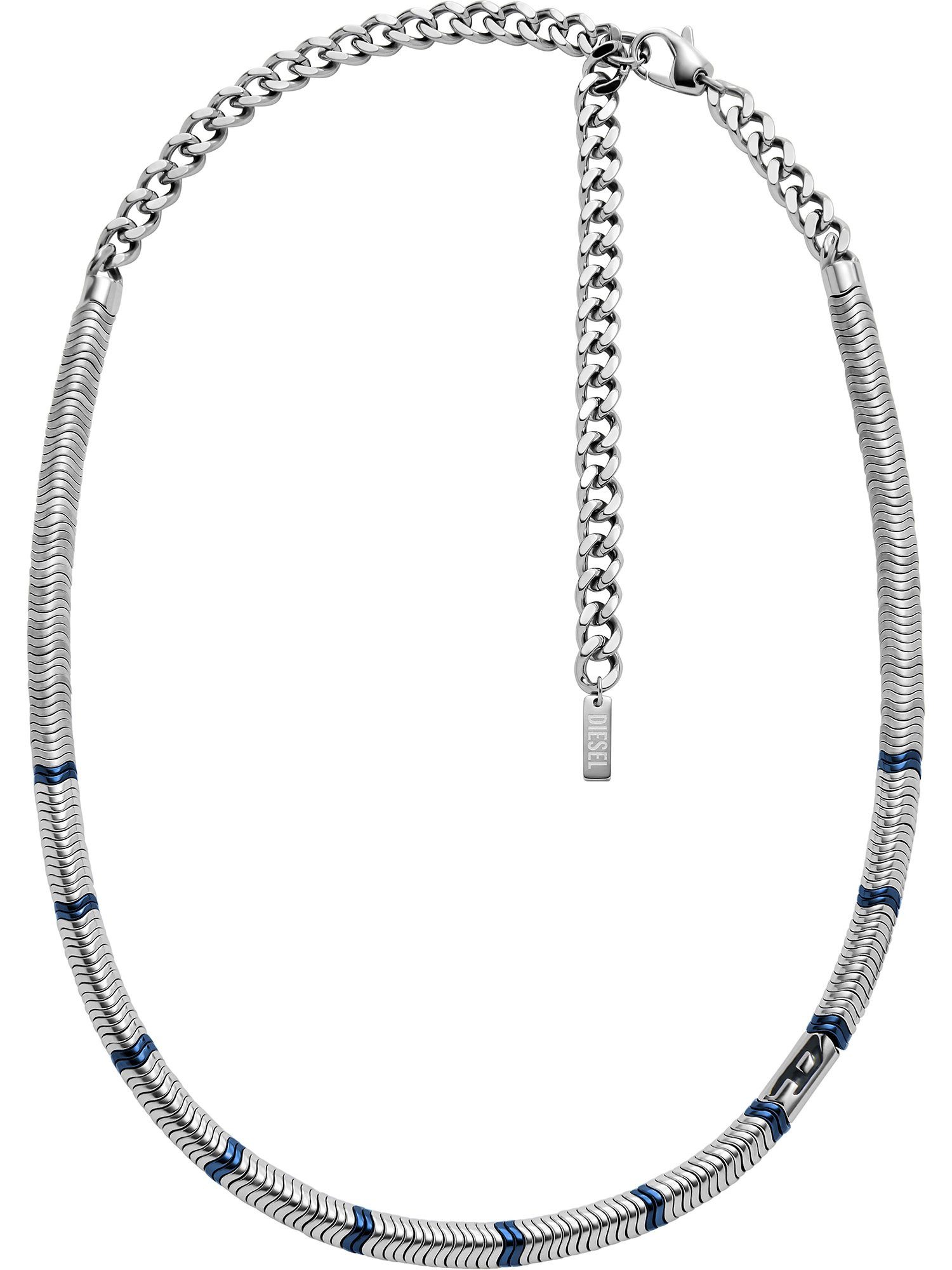 Diesel Edelstahlkette Diesel Herren-Kette Farbstein, Edelstahl günstig online kaufen