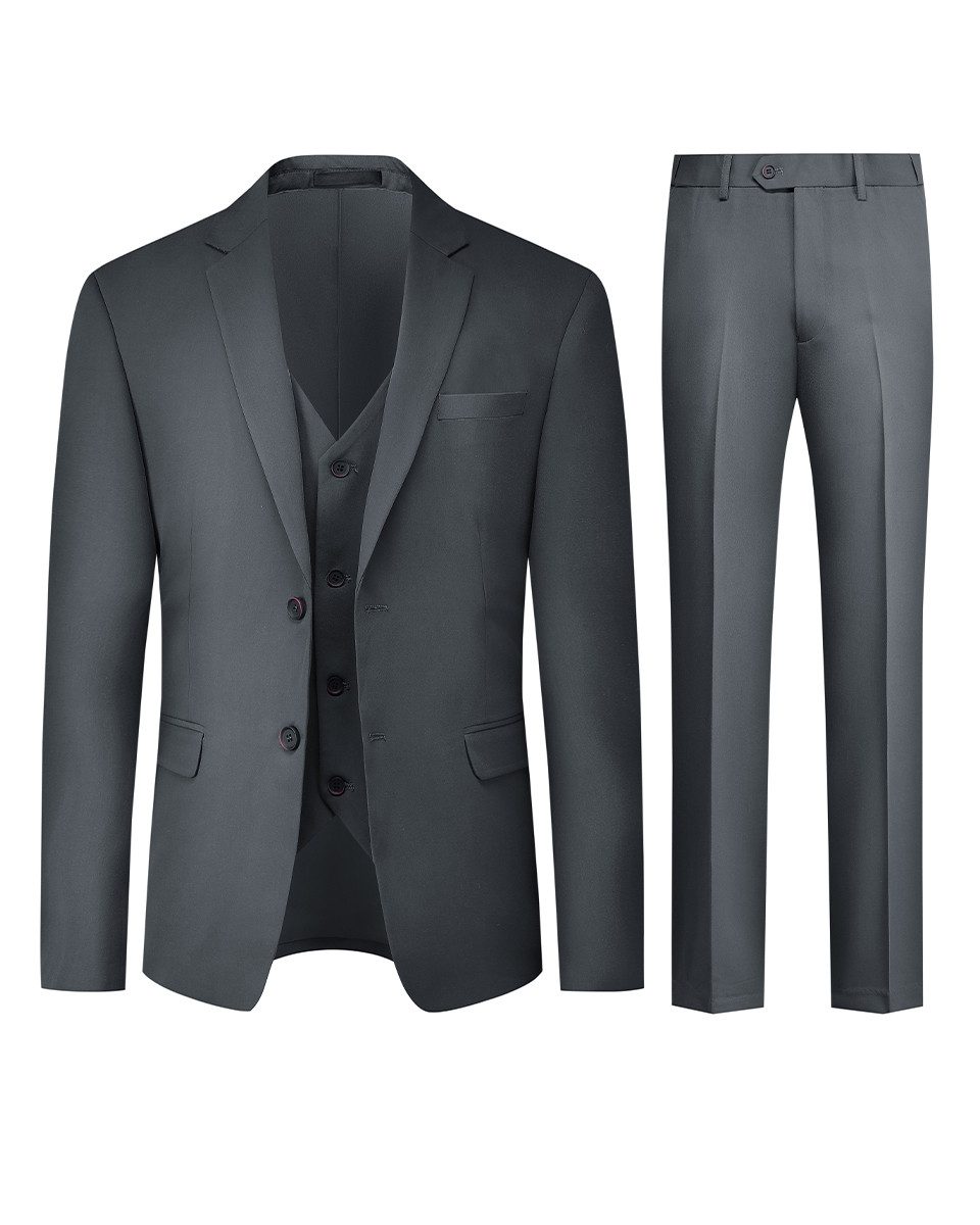 Allthemen Anzug (3 tlg) Herren Slim Fit Hochzeitsanzug komplett 3 teilig Bu günstig online kaufen