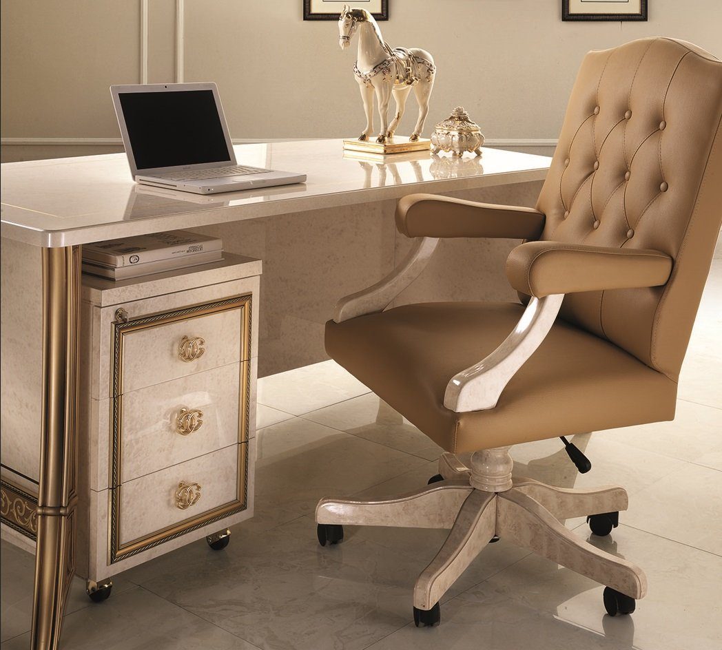 JVmoebel Bürostuhl Chefsessel Drehstühle Sitzmöbel Büromöbel Sessel Büro Drehstuhl Leder Stuhl