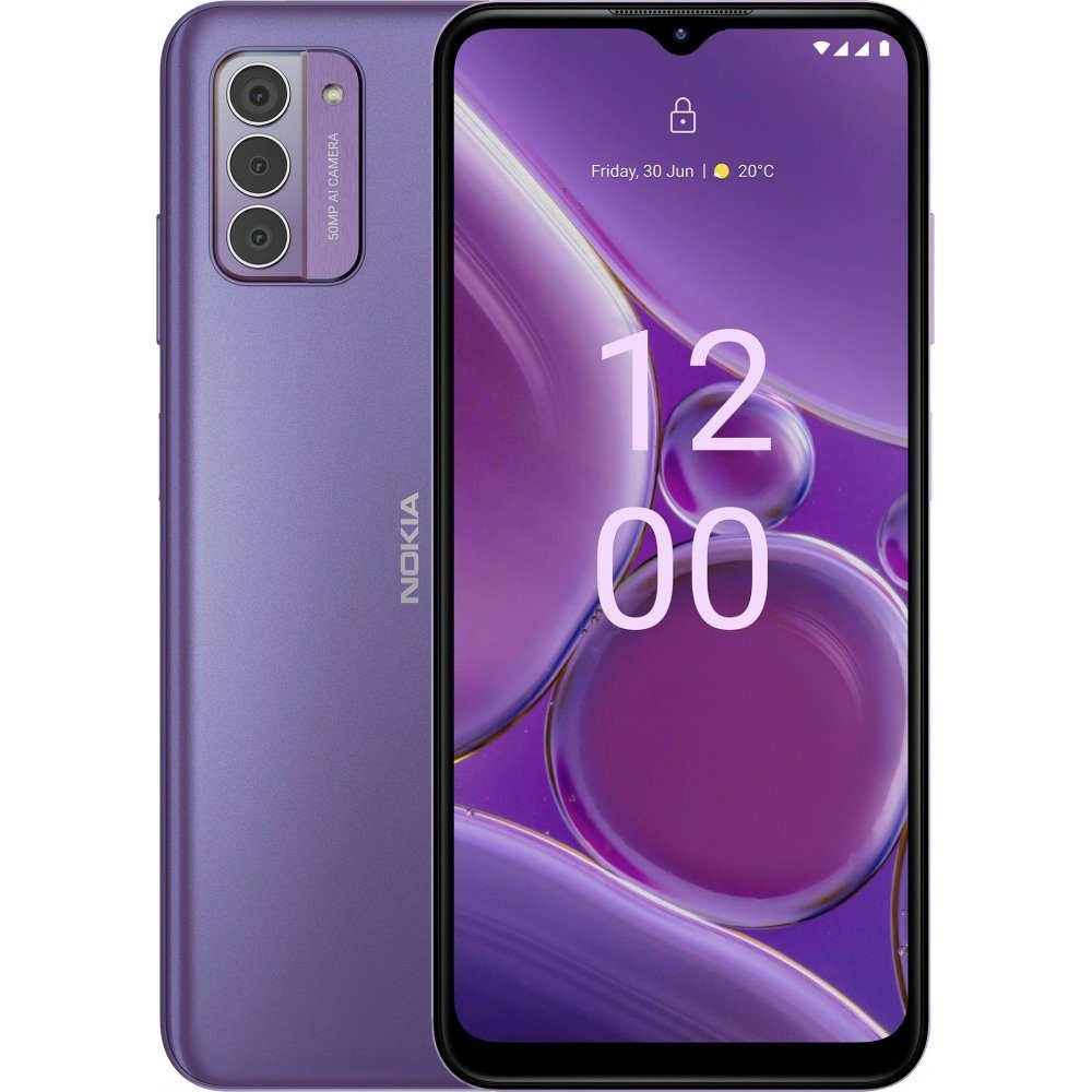 Nokia G42 5G 128 GB / 6 GB - Smartphone - purple Smartphone (128 GB Speicherplatz)