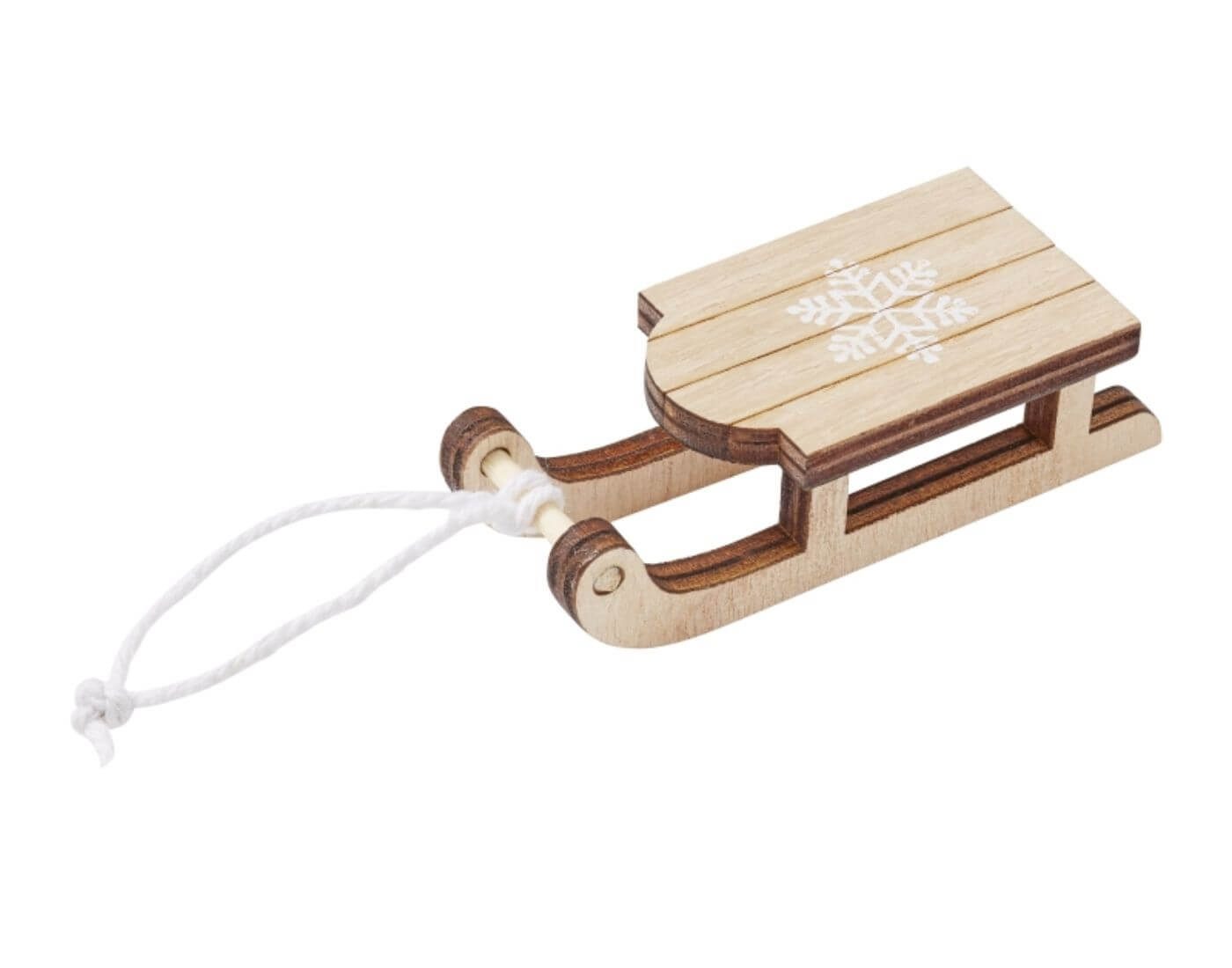 HobbyFun Wichtel Miniatur Schlitten natur, ca. günstig online kaufen