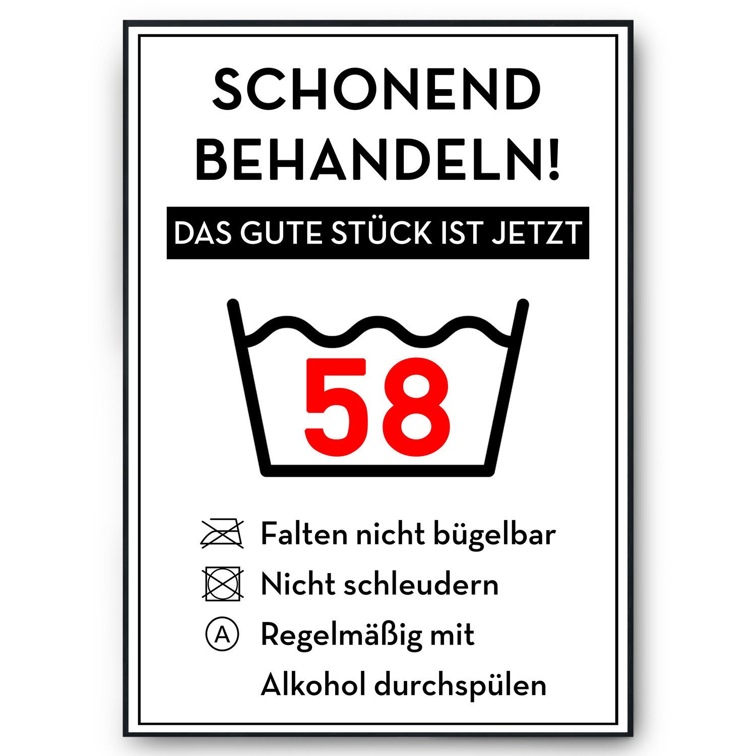 Tigerlino Poster Geburtstag Geschenk Urkunde Lustig günstig online kaufen