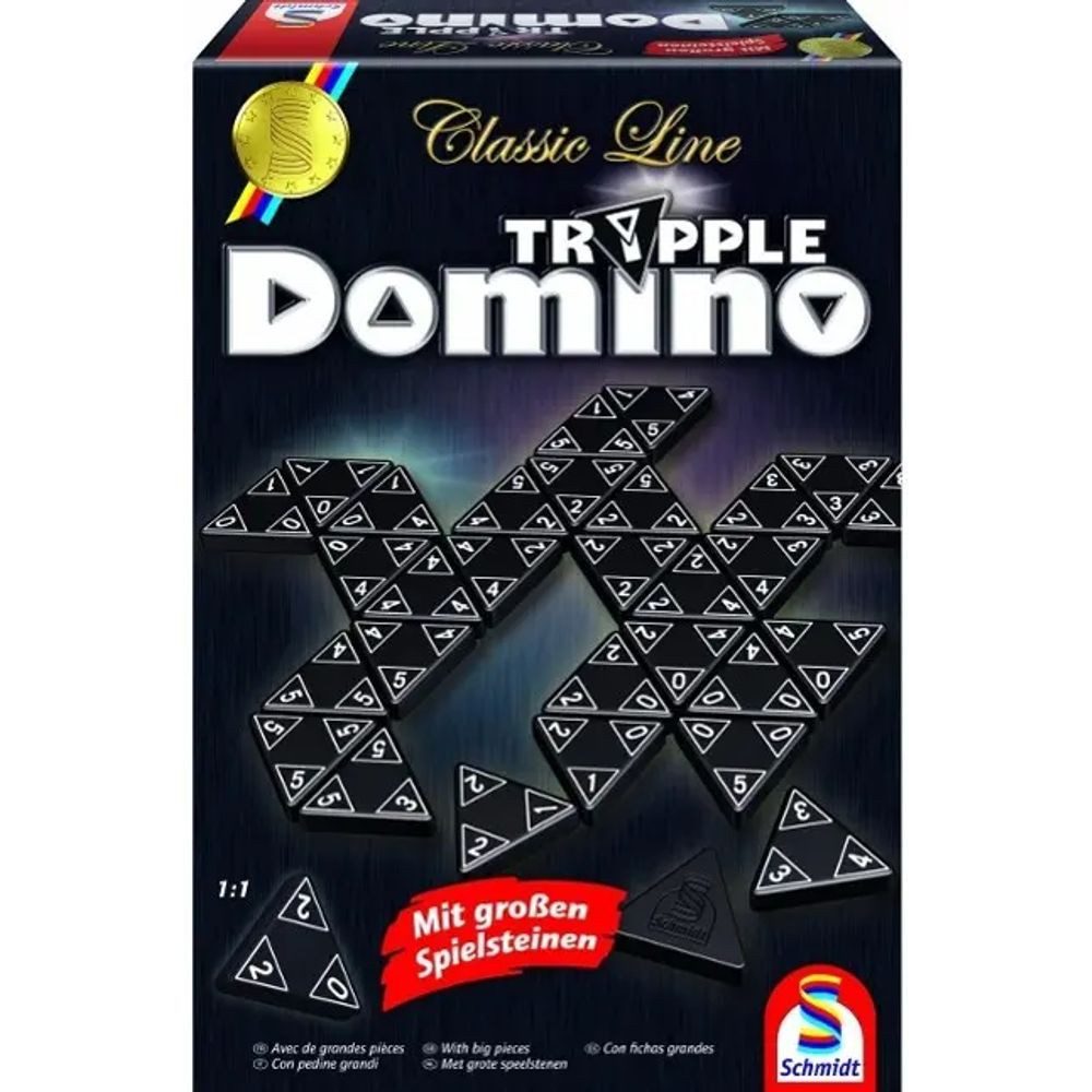Schmidt Spiele Spiel Tripple-Domino. Classic Line