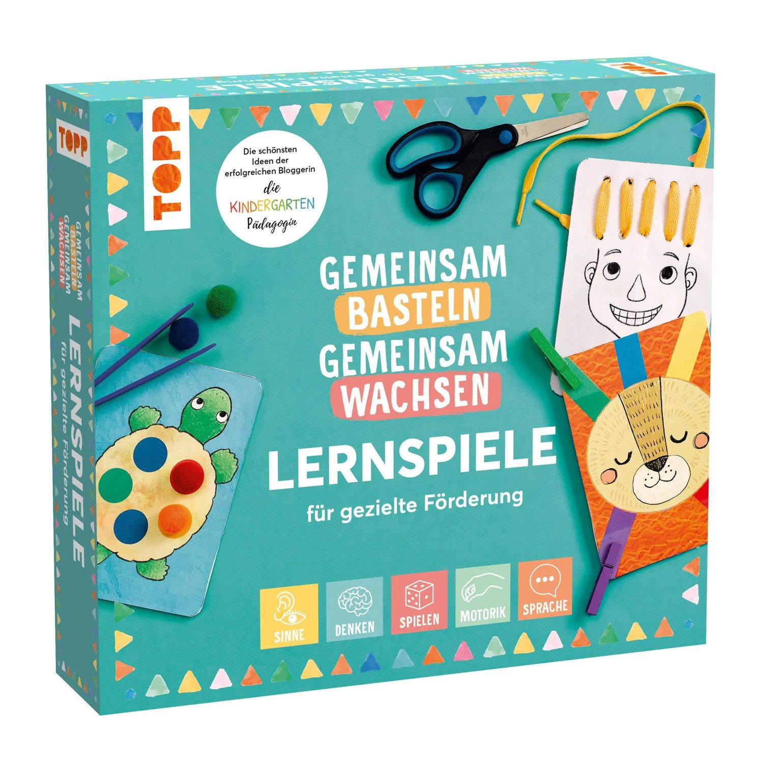 frechverlag Spiel Gemeinsam basteln, gemeinsam wachsen - Lernspiel-Box für gezielte...