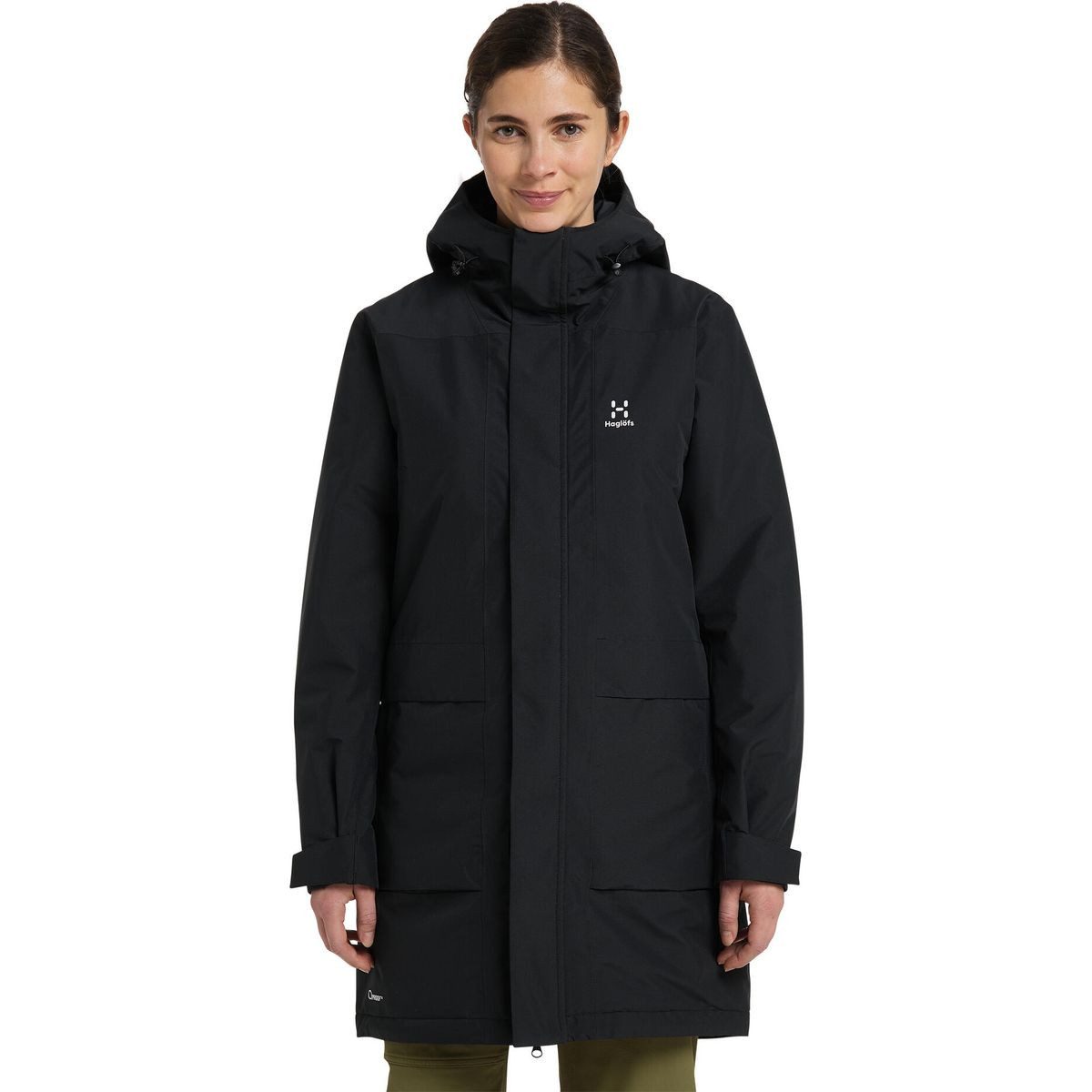 Haglöfs Outdoorjacke Salix Proof Mimic Parka Women Wind- und wasserdichte Damenjacke mit hervorragender Isolierung und
