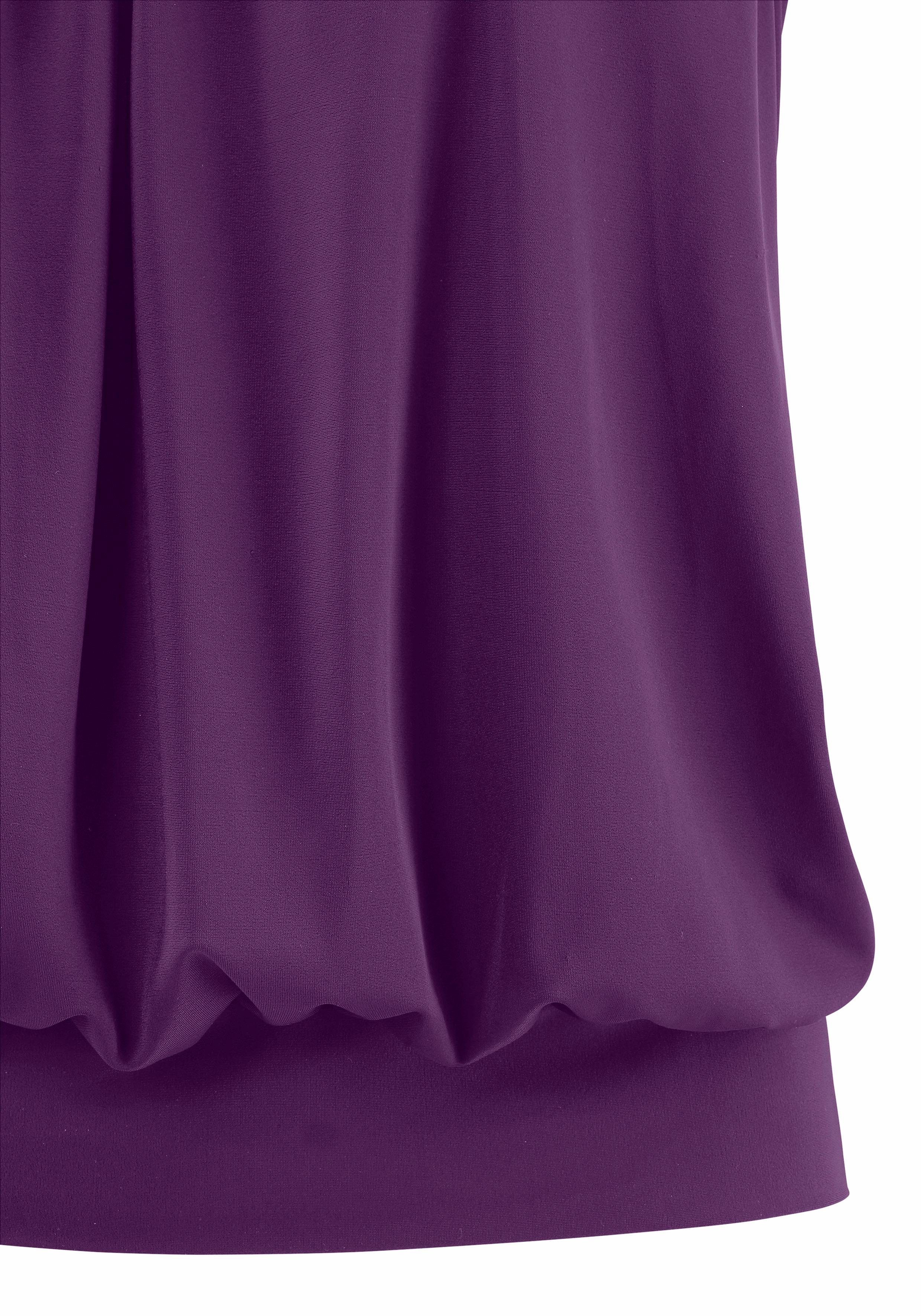 LASCANA Oversize-Tankini Miederverstärkung am Cup, Unterbrustgummi rundum, verstellbare Träger