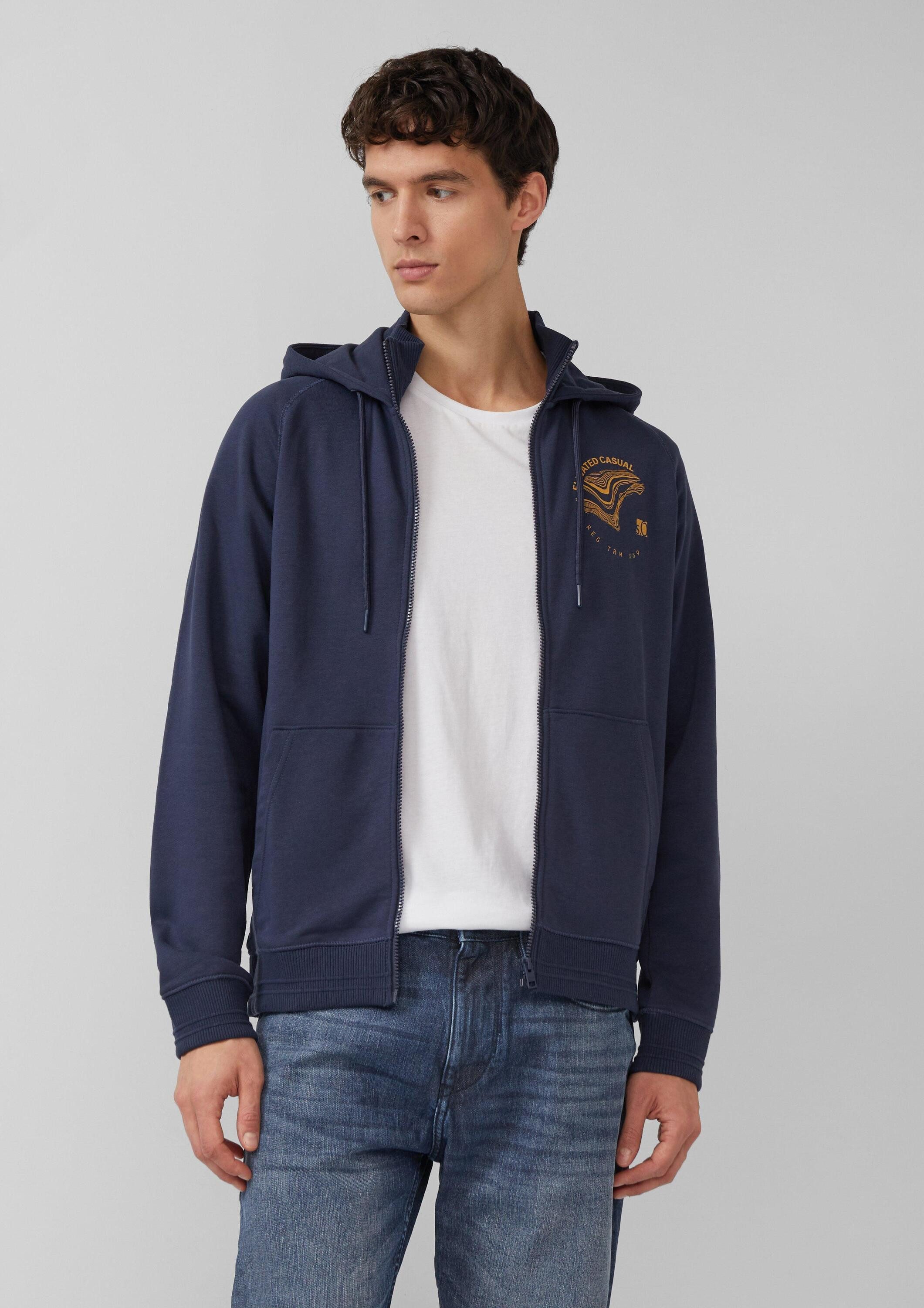 s.Oliver Sweatjacke Sweatshirt Jacke Sweatshirtjacke mit günstig online kaufen