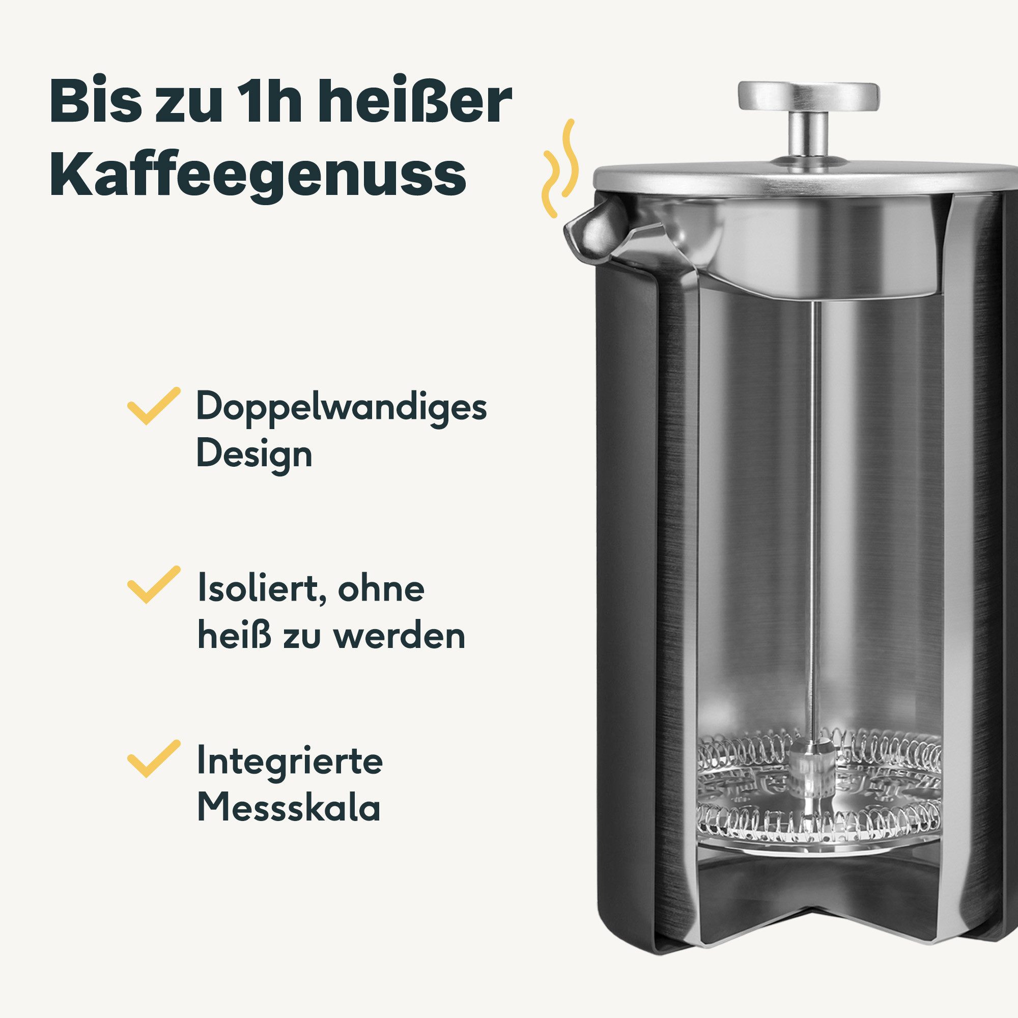 SILBERTHAL French Press Kanne