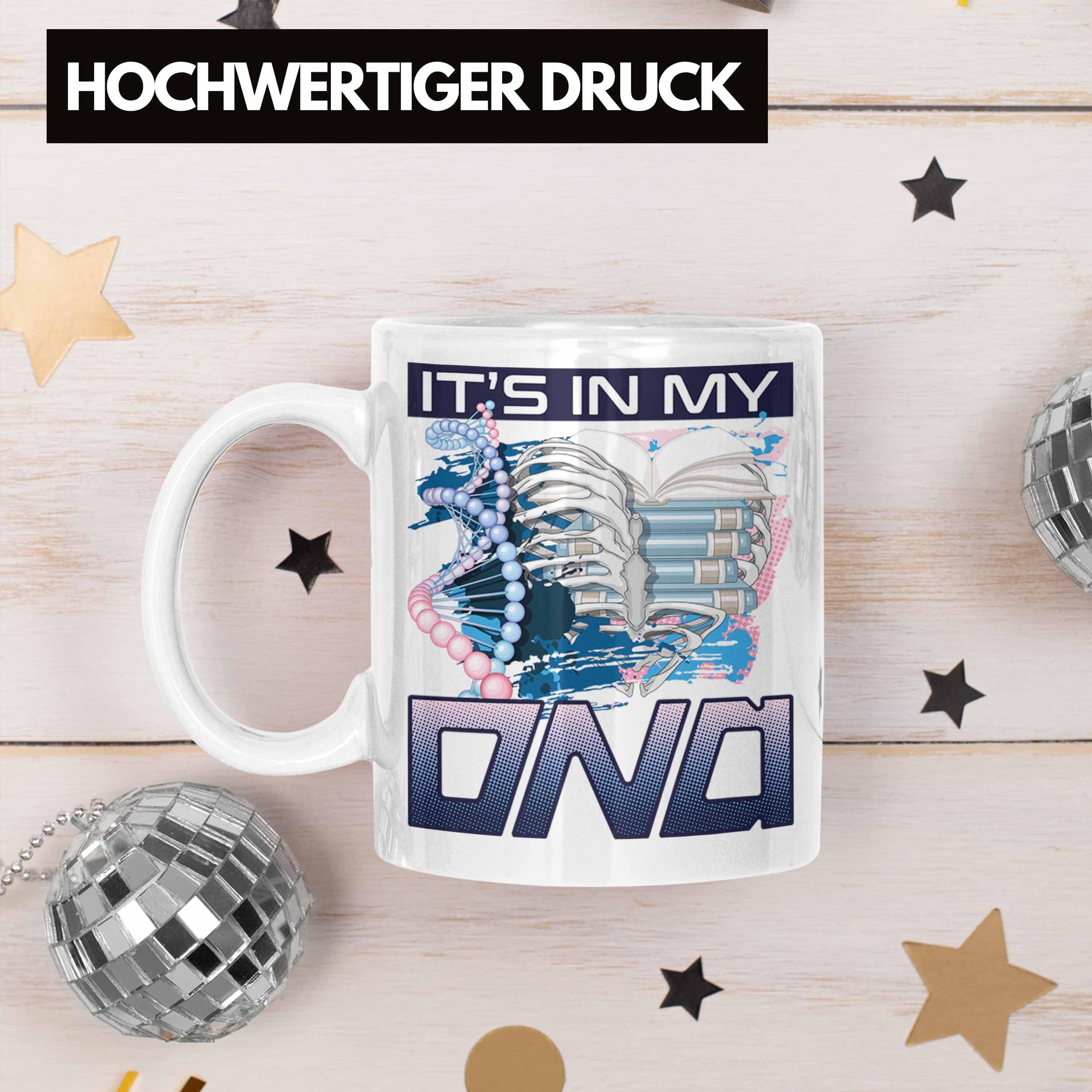 Trendation Tasse Trendation - Geschenk Lesen Weiss Bücher Bücherwurm Tasse Leseratte für Gesc