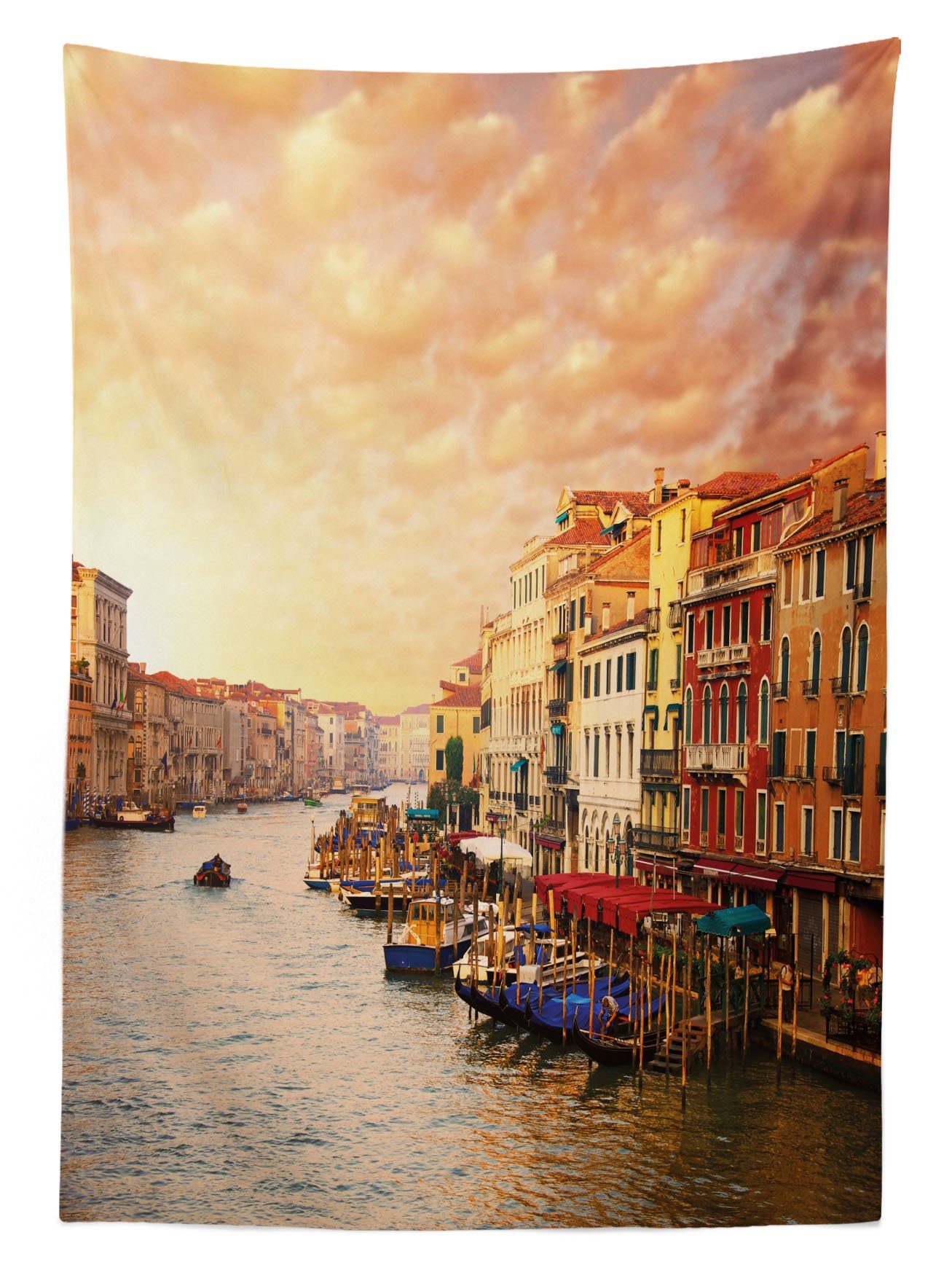 Farbfest Für Italienisch Waschbar Bereich Klare Tischdecke den Venedig Abakuhaus geeignet Außen Bild Farben, Venezia