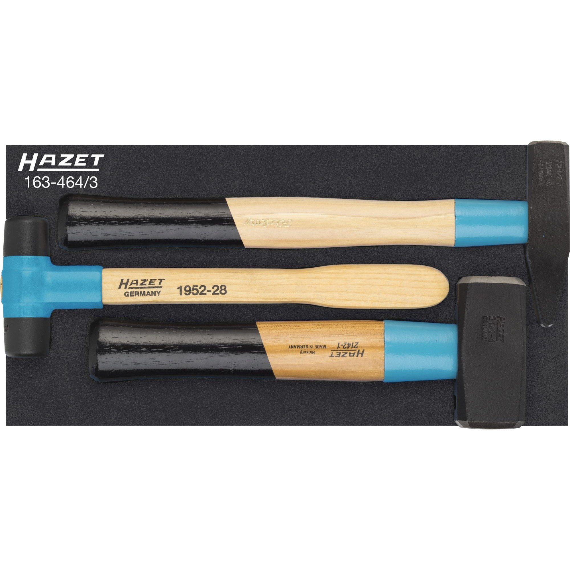 HAZET Инструментset Hazet Hammer-Satz 163-464/3, Размер 1/3, (3-teilig)