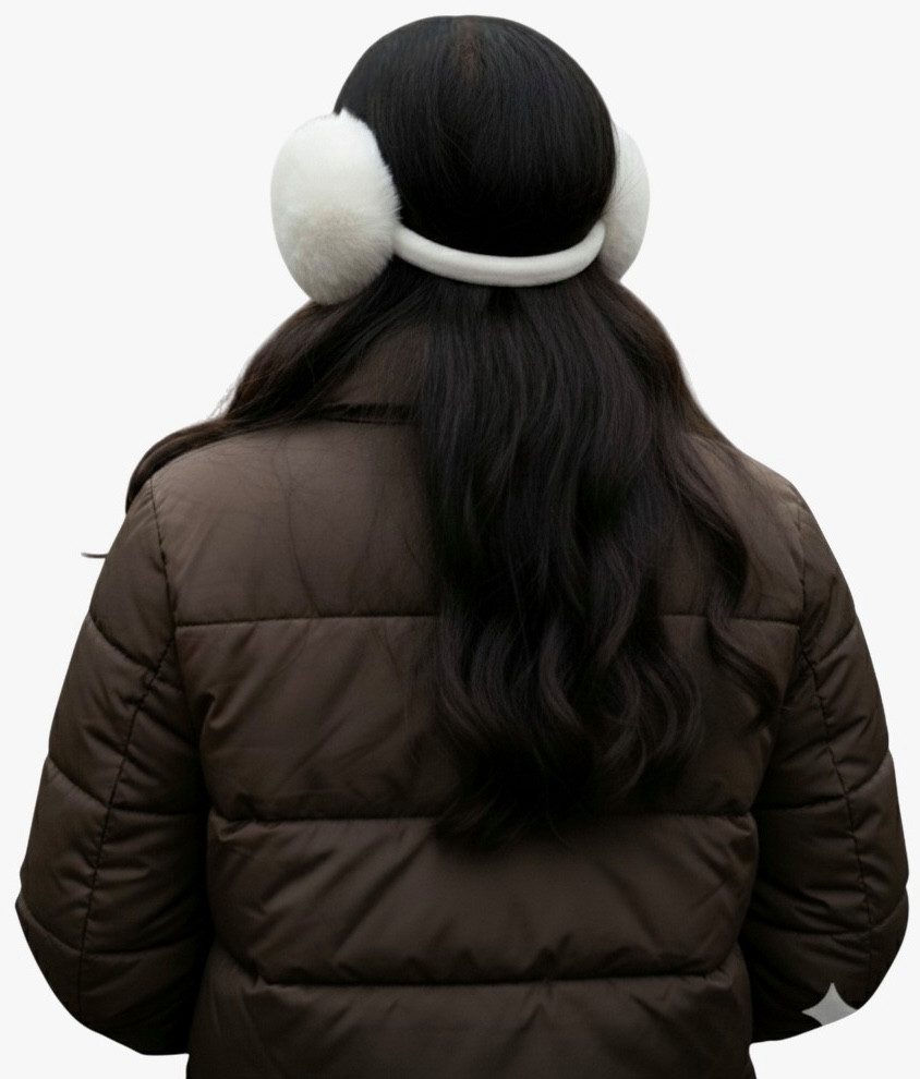 Worldclassca Ohrenwärmer Worldclassca Ohrenwärmer Kunstpelz Faltbar Winter Trend Kuschelig Warm Damen Mädchen Ohrenmütze Outdoor Kunstfell Warm