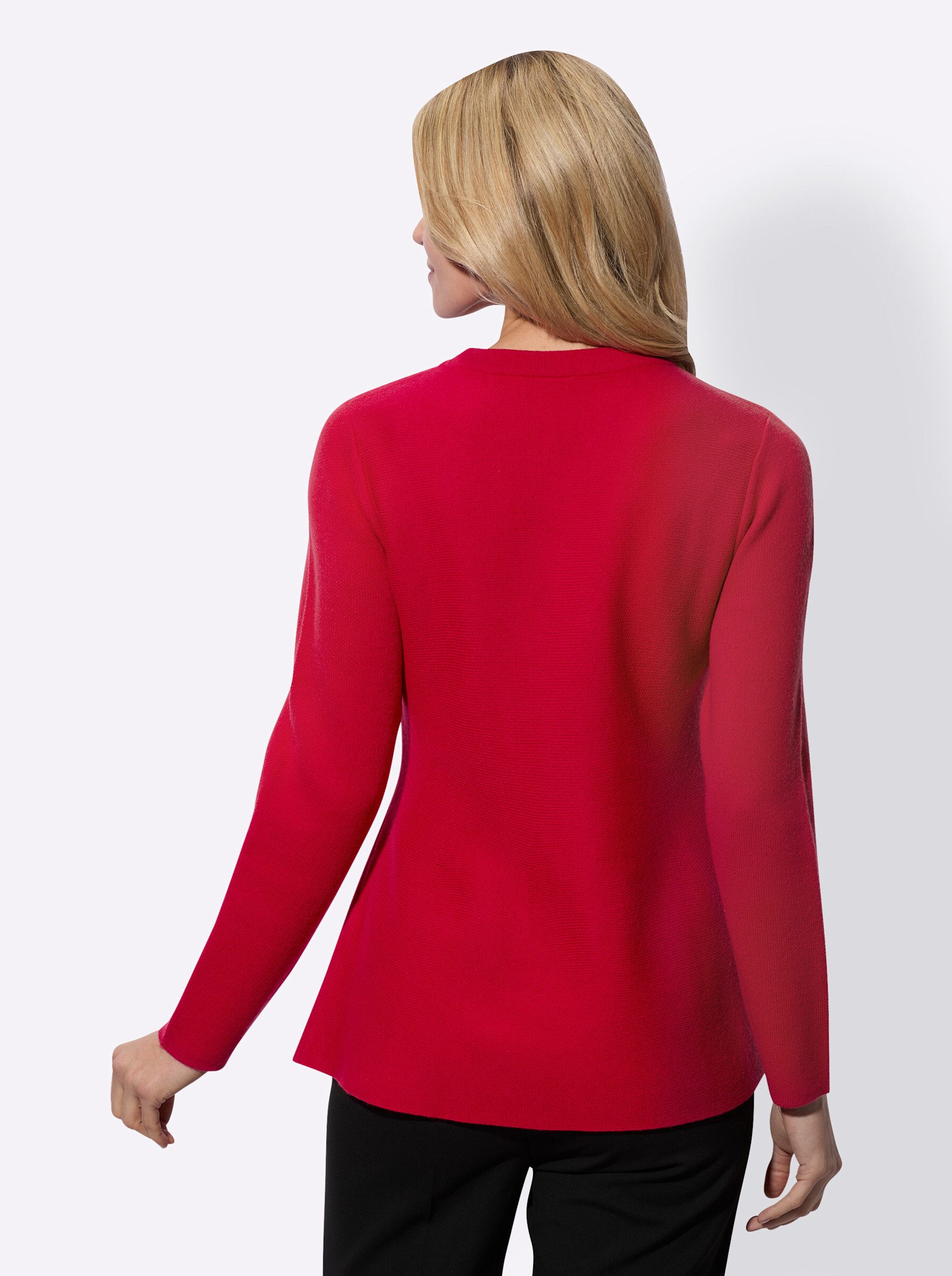 Sieh an! Strickpullover Langarm-Pullover günstig online kaufen