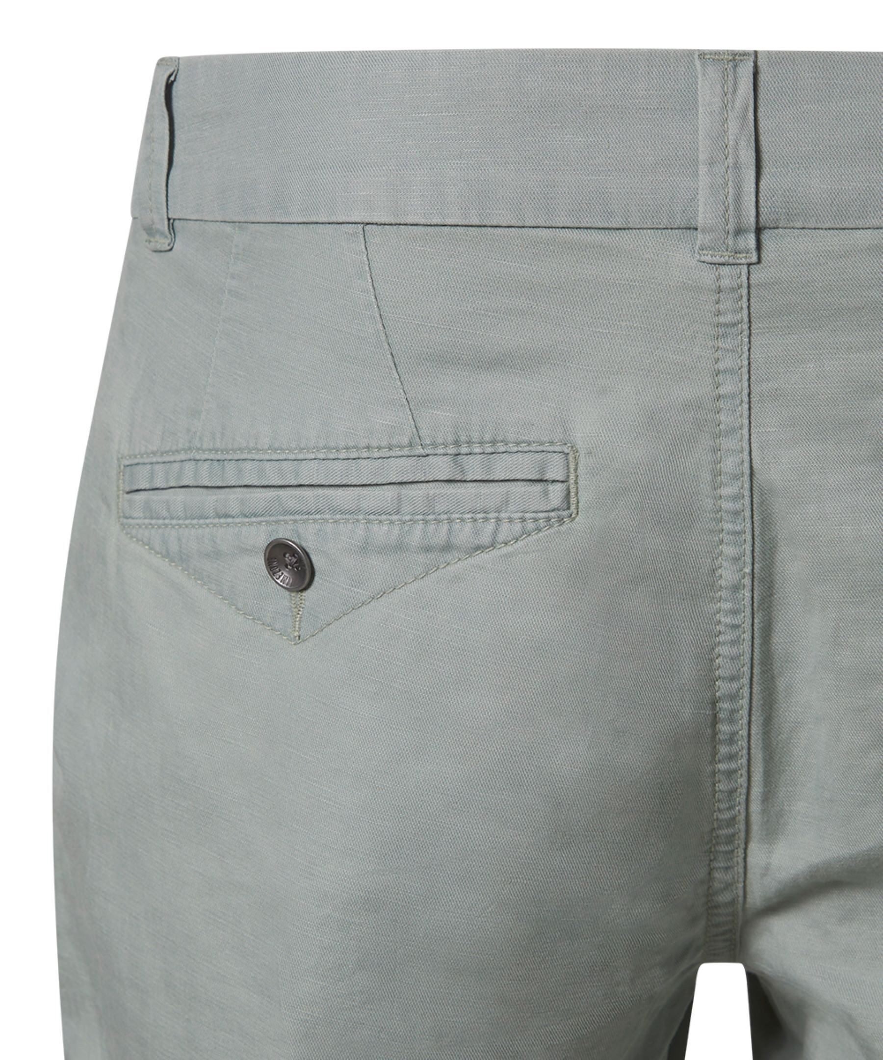 TIMEZONE Chinoshorts Slim Fit Shorts verdeckter Reißverschluss für Herren Baumwolle, Leinen Slim Fit Einfarbig atmungsaktiv Casual-Style